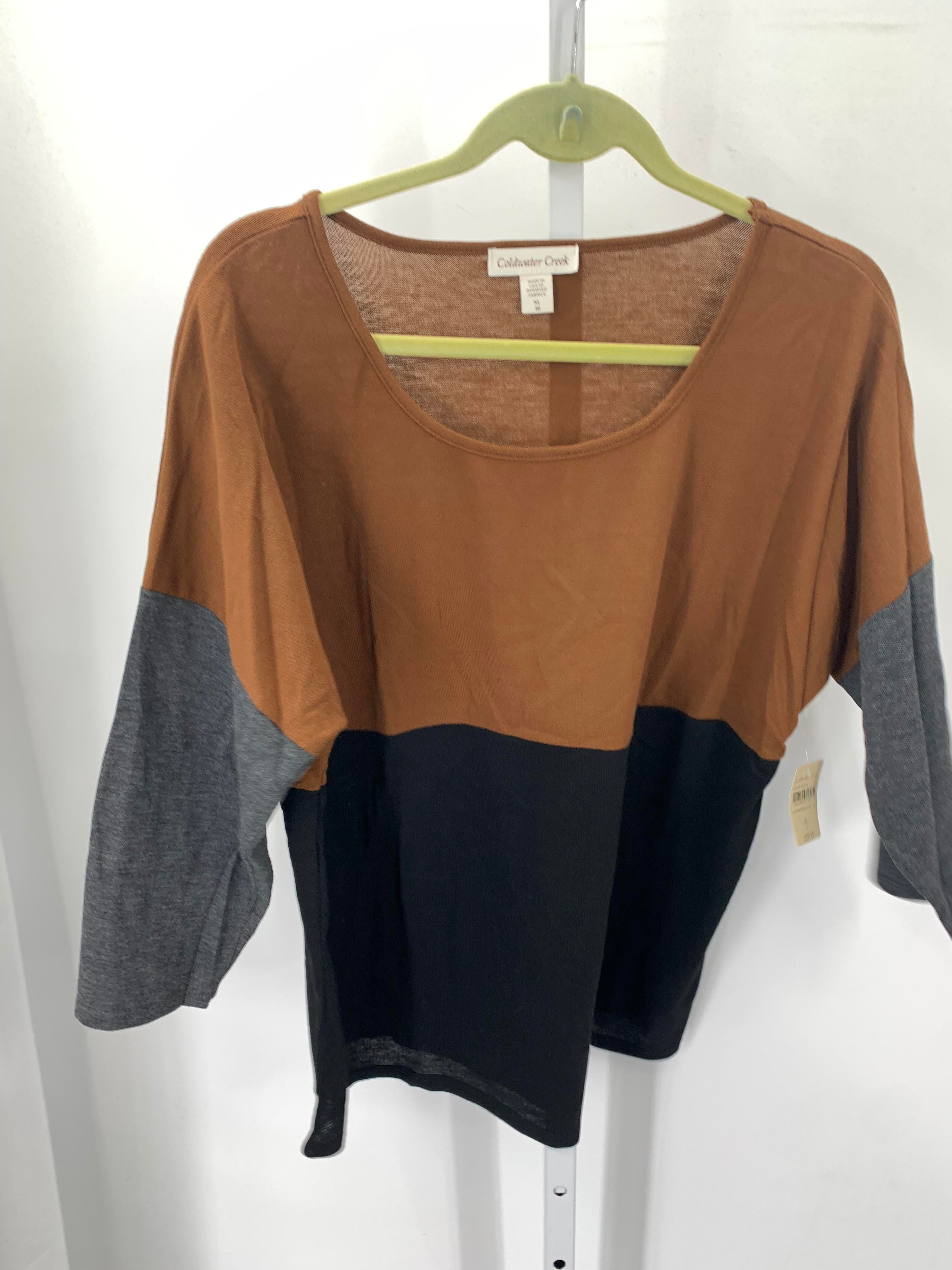 Coldwater Creek Size Extra Large Misses 3/4 Sleeve Shirt