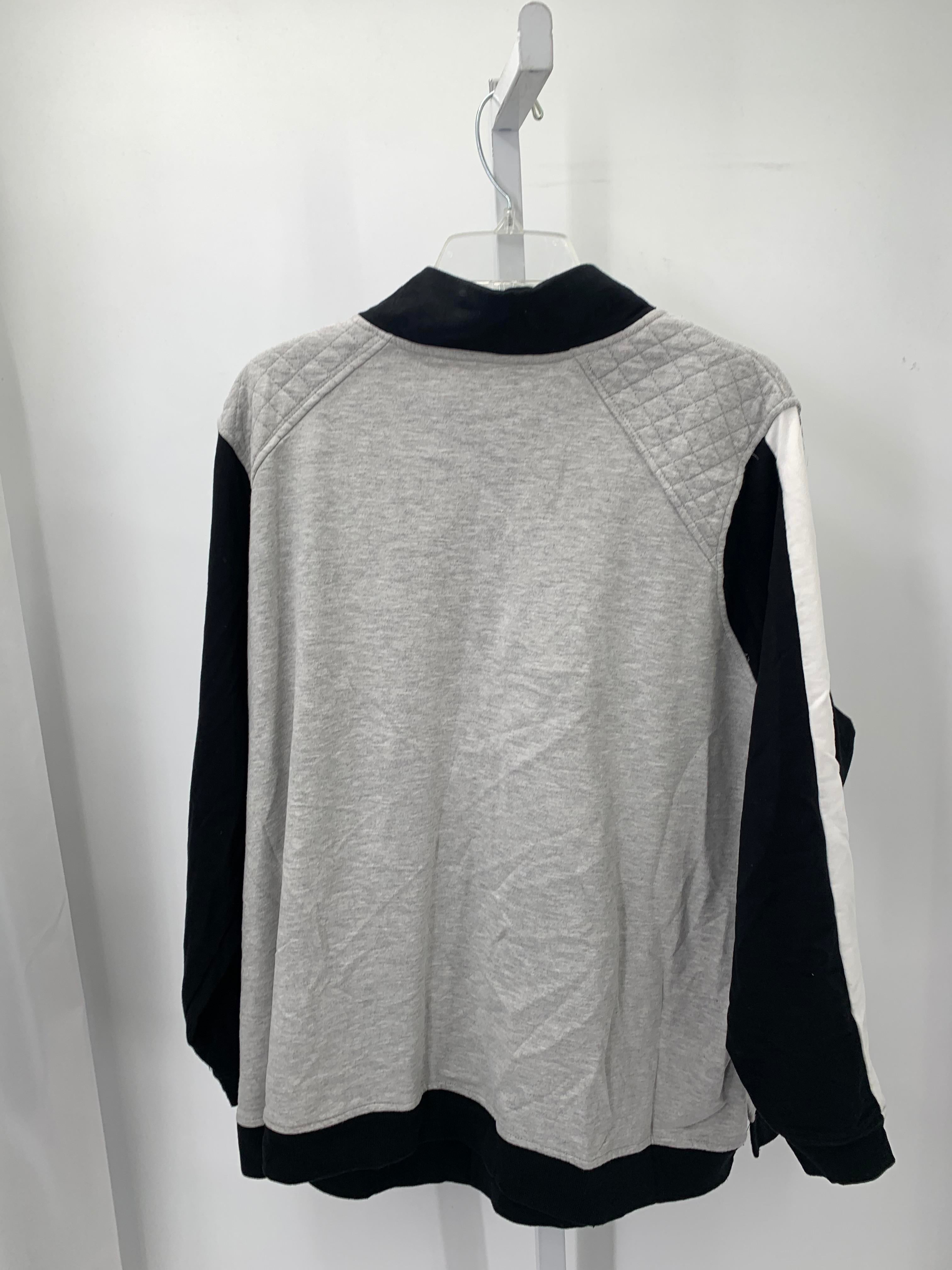 Avenue Size 26/28 W Womens Sweat Jacket