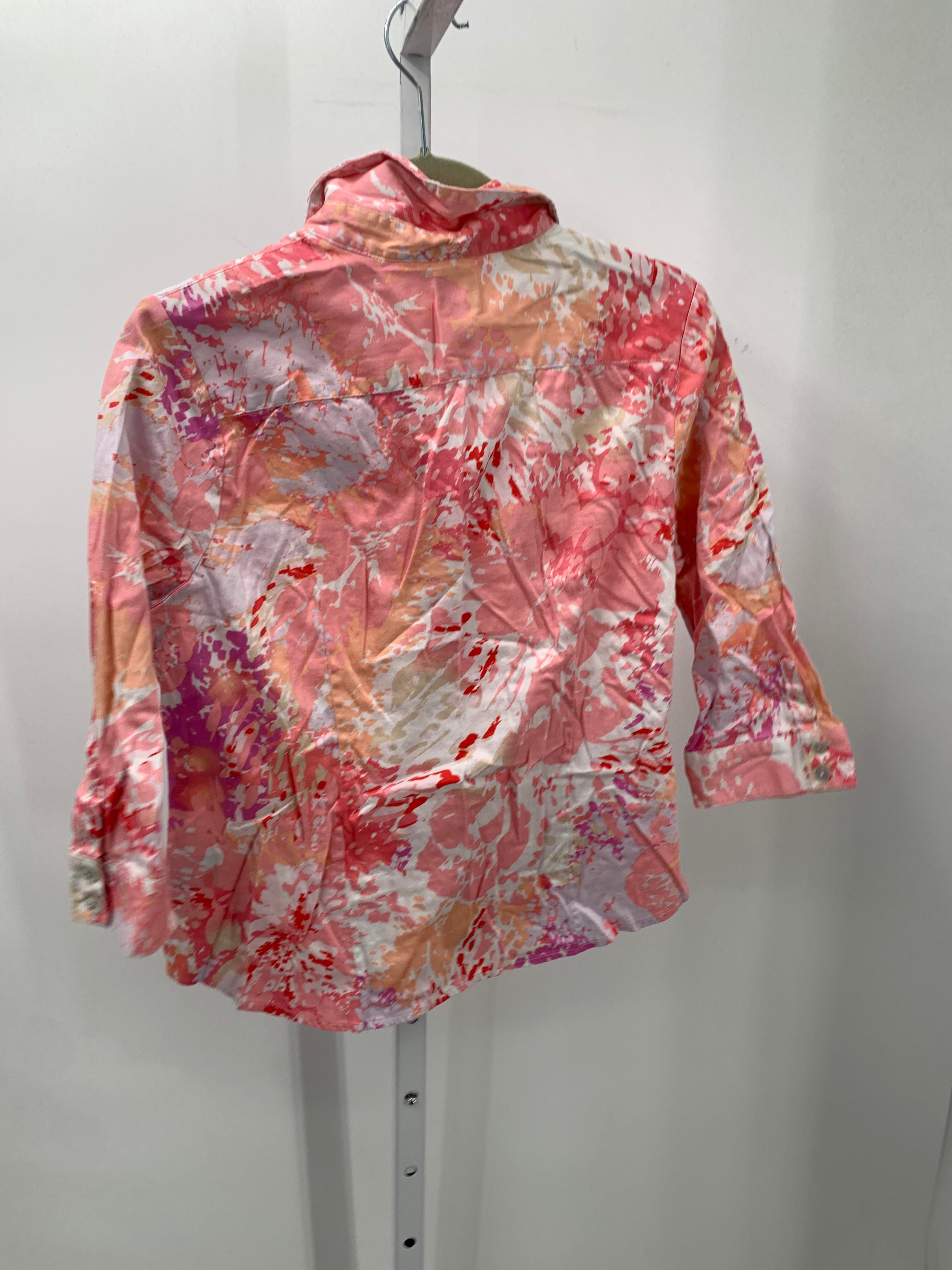 212 Collection Size Medium Misses 3/4 Sleeve Shirt