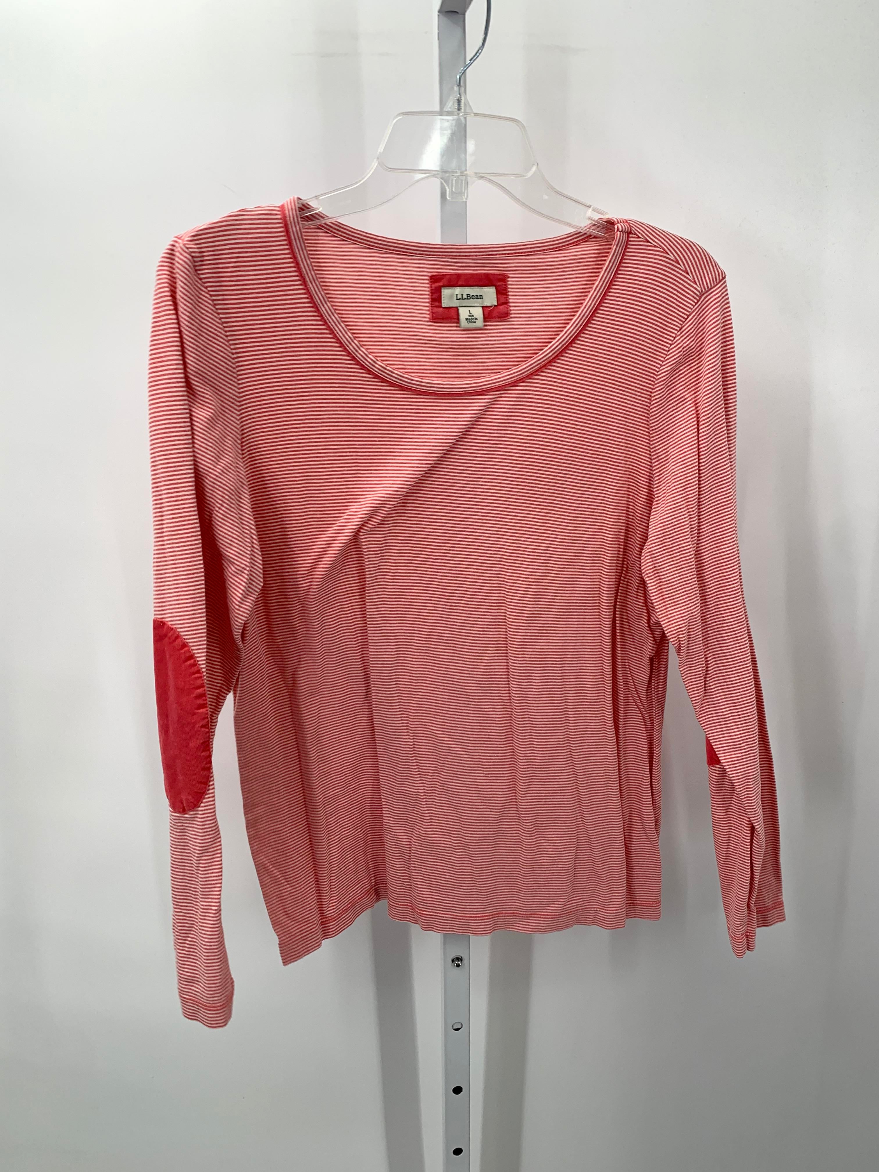 LL Bean Size Large Misses Long Sleeve Shirt