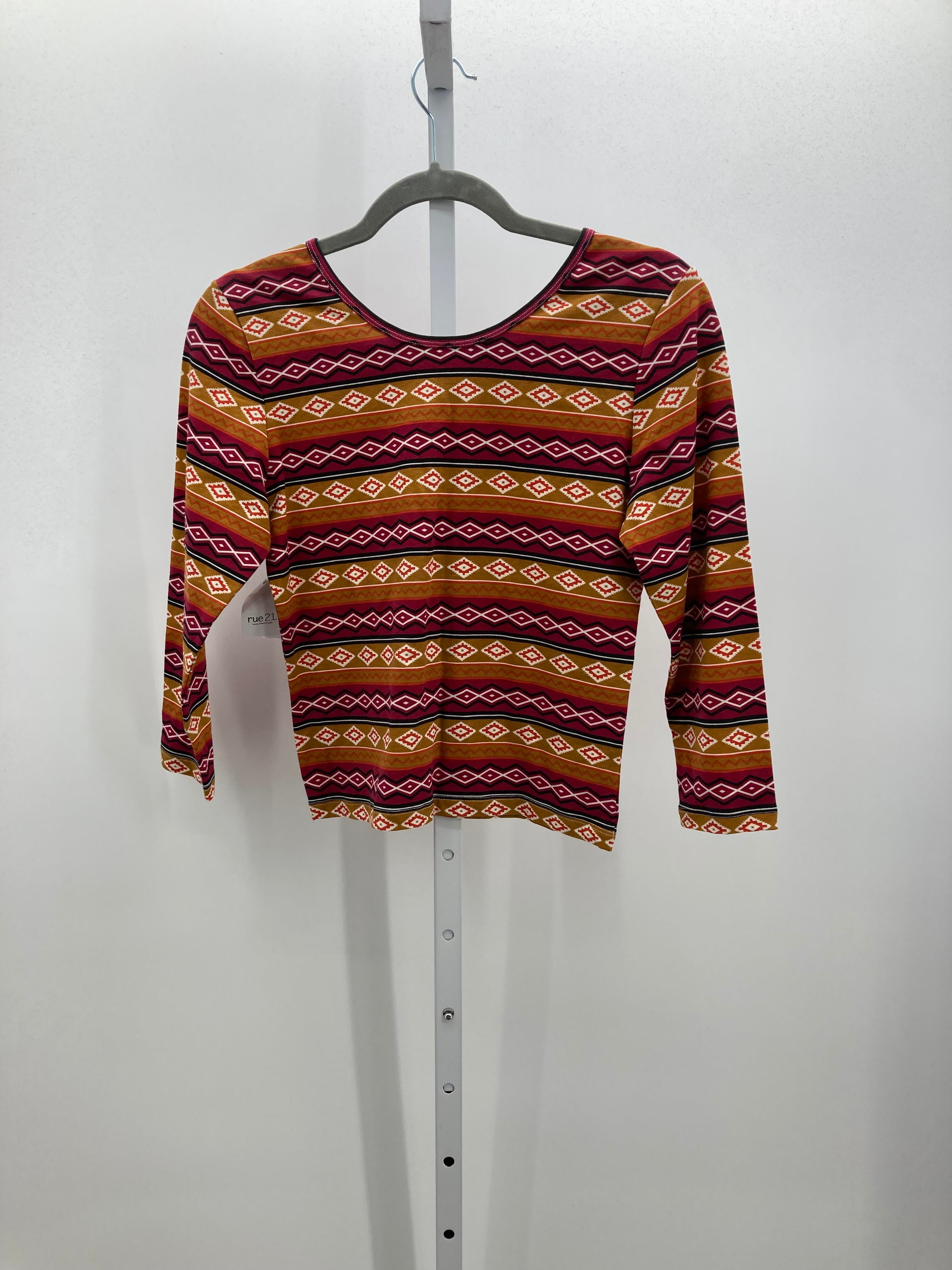 Size Large Juniors Long Sleeve Shirt