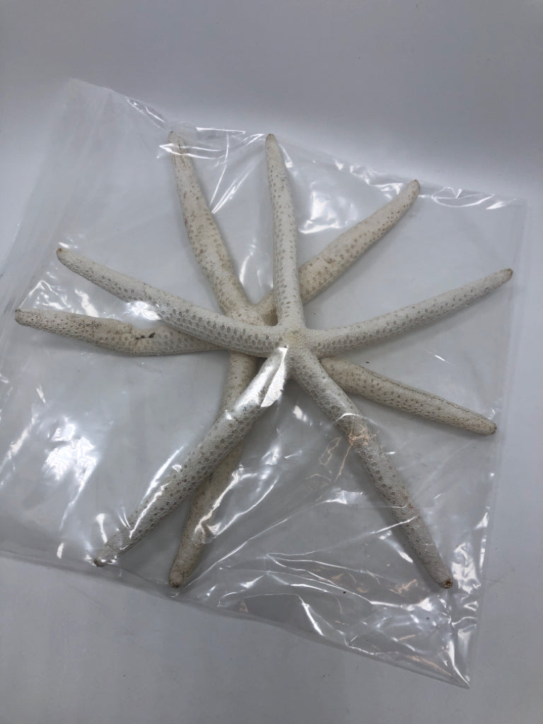 2 LARGE STARFISH DECOR IN BAG.
