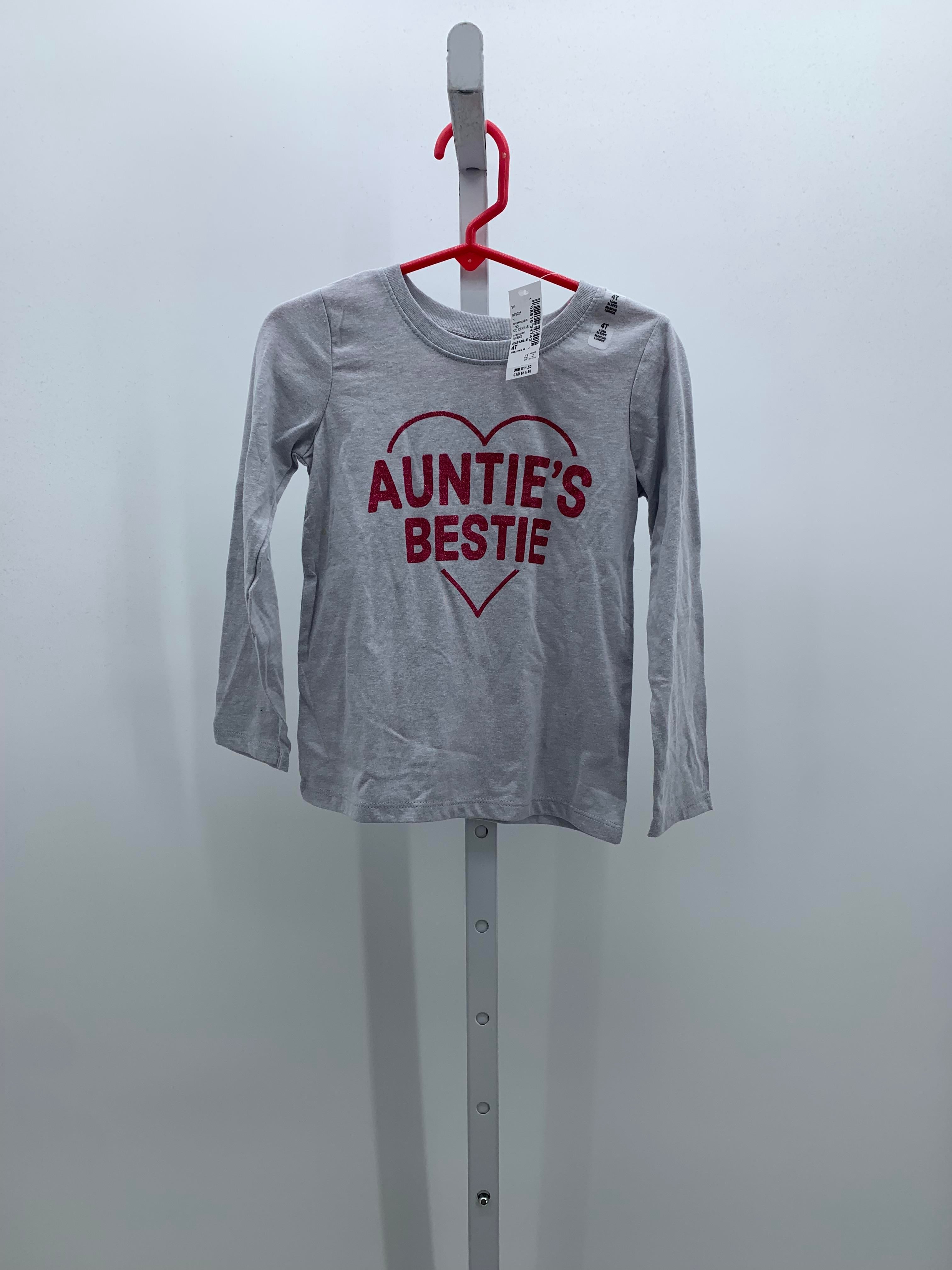 Children's Place Size 4T Girls Long Sleeve Shirt