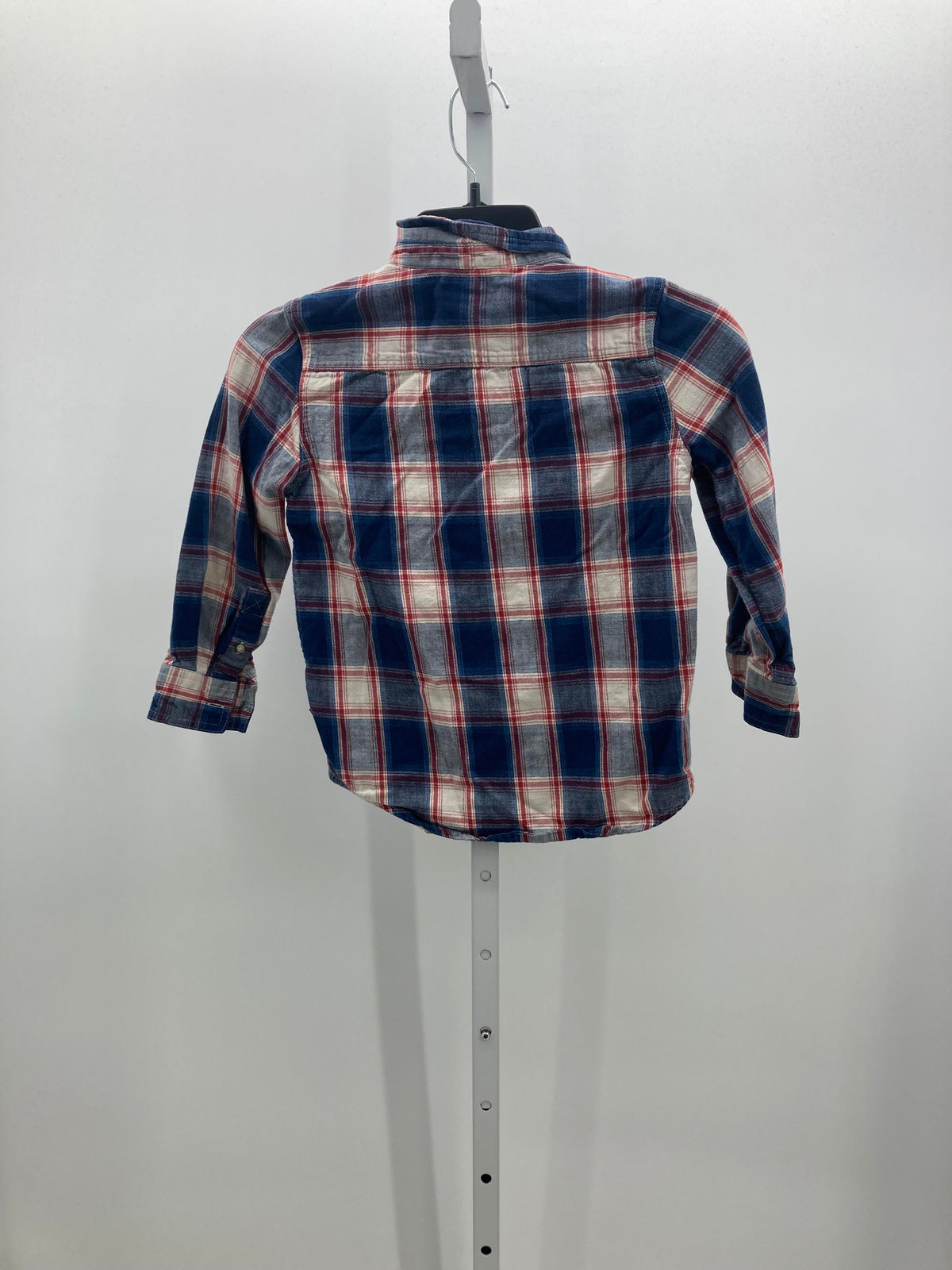 BLUE WHITE PLAID