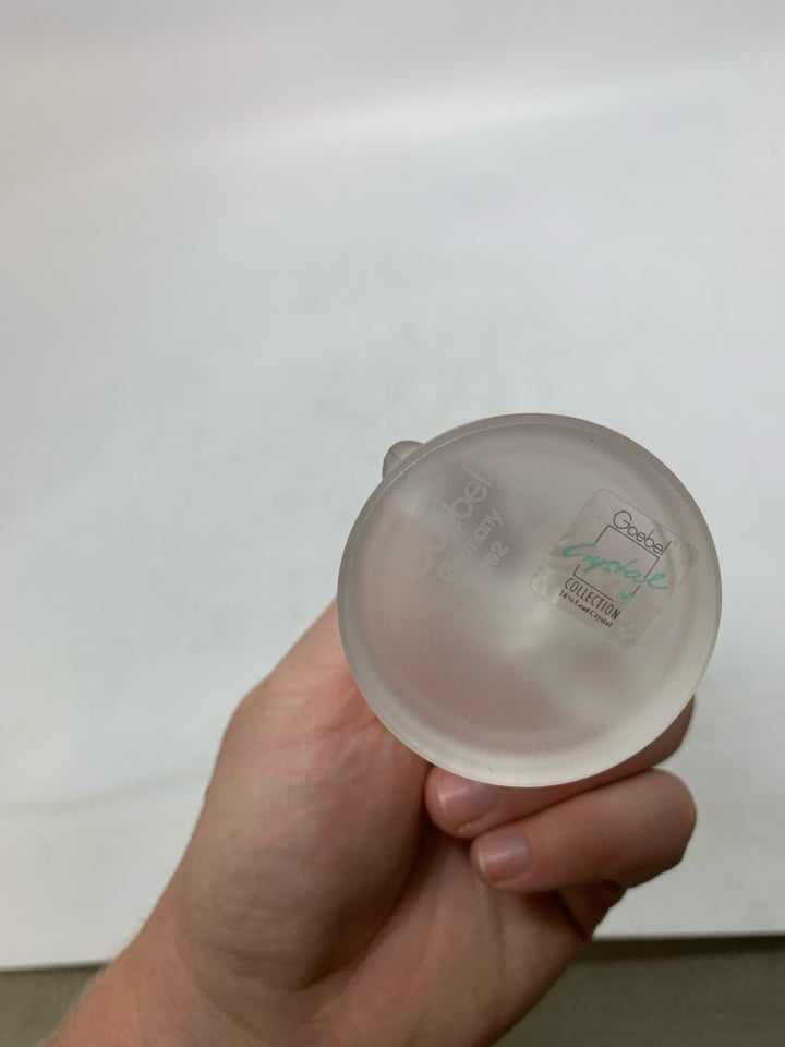 LEAD CRYSTAL HUMMEL SCHOOL BOY FIGURINE 1992.