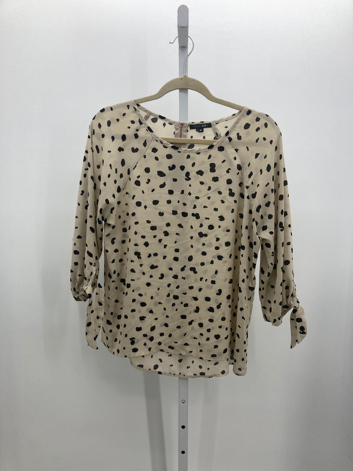 PaperMoon Size Medium Juniors 3/4 Sleeve Shirt