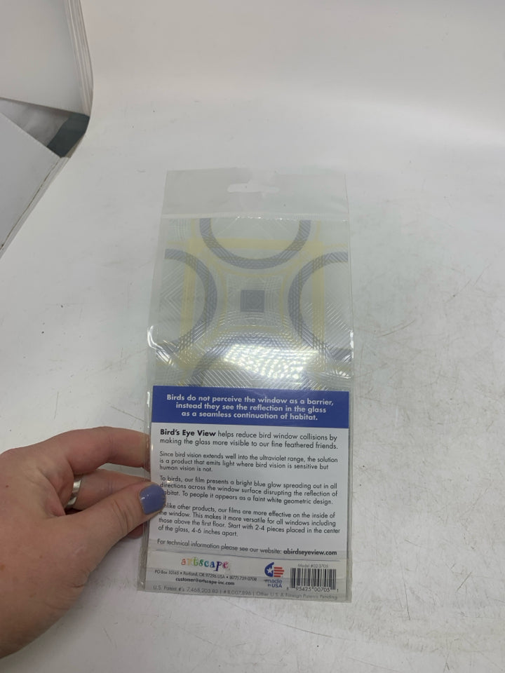 NIP PROTECT WILD BIRDS FROM WINDOW STRIKES STICKERS.