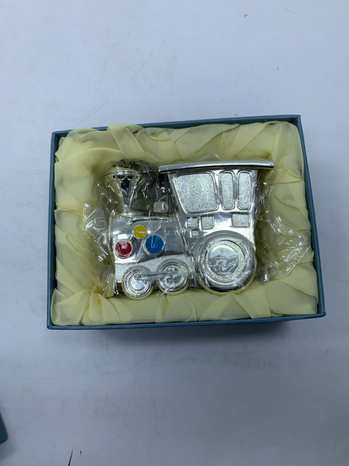 Reed & Barton Silverplate Train Bank