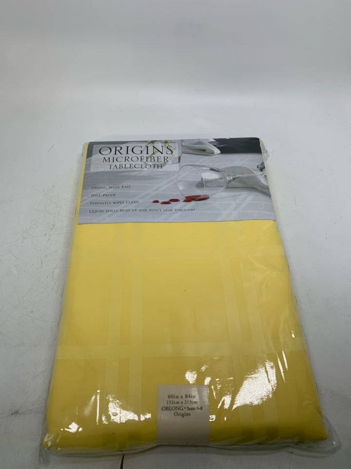 NIB MICROFIBER TABLECLOTH.
