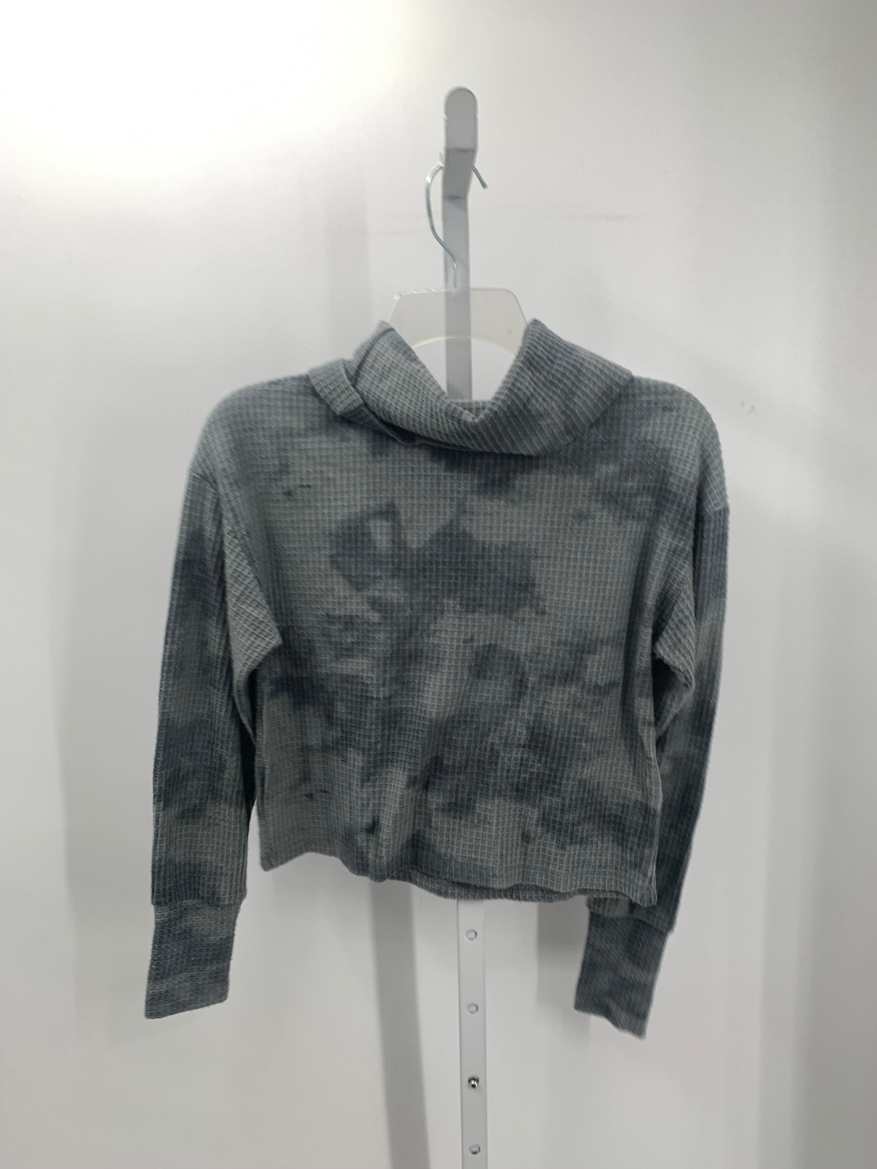 Pink Rose Size X Small Juniors Long Sleeve Shirt