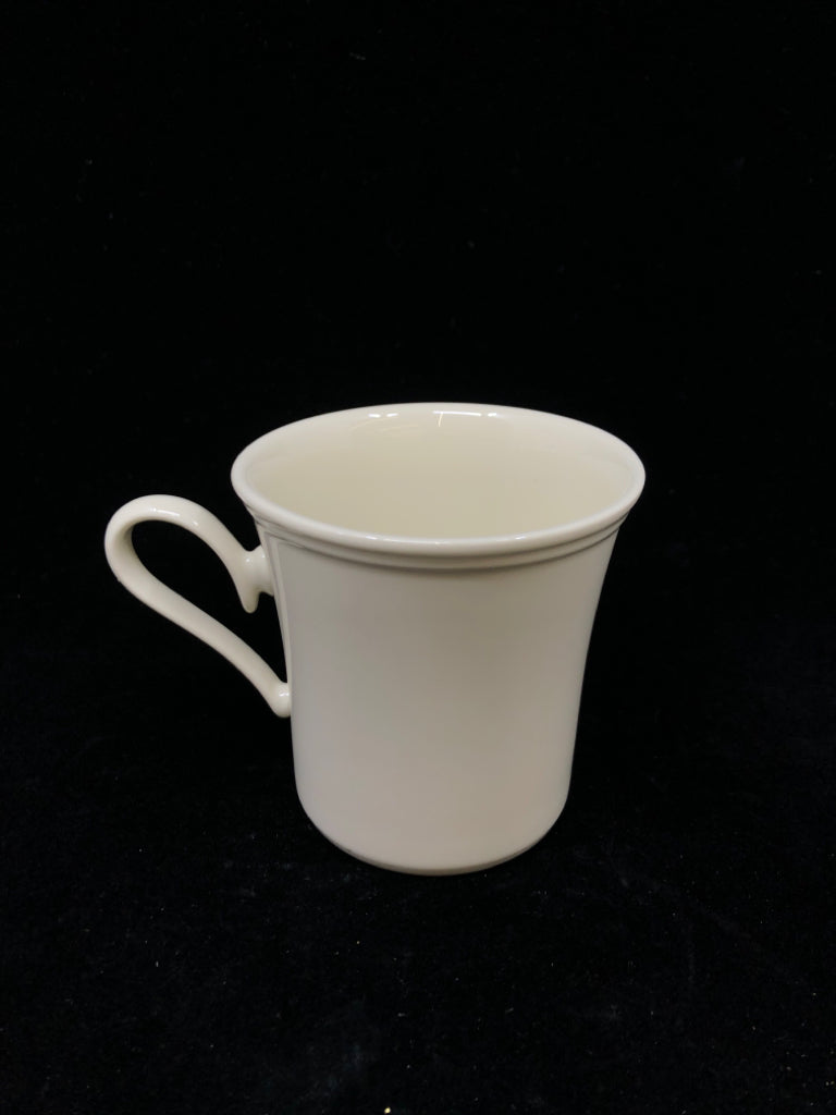 CREAM DINER STYLE COFFEE MUG.