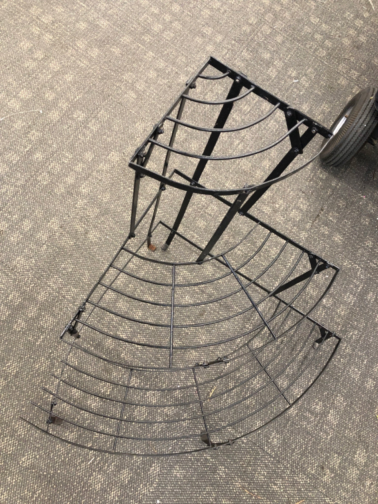 3-TIER CORNER PLANT STAND.