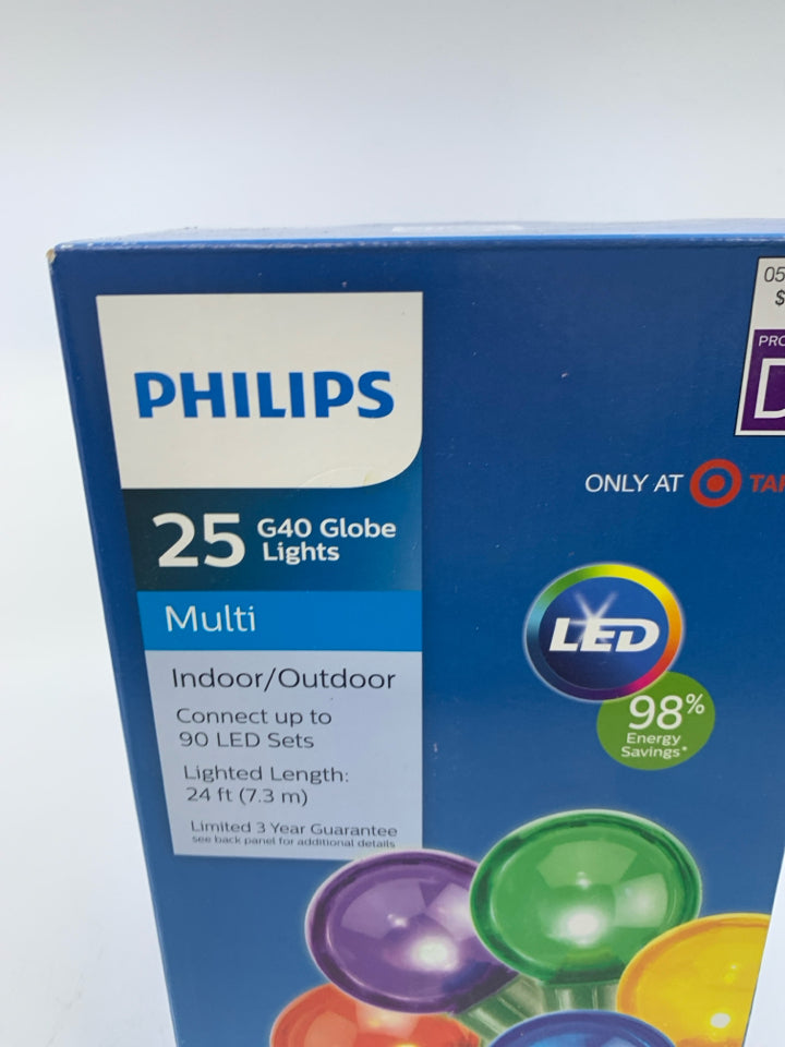 NIB G40 GLOBE LIGHTS.