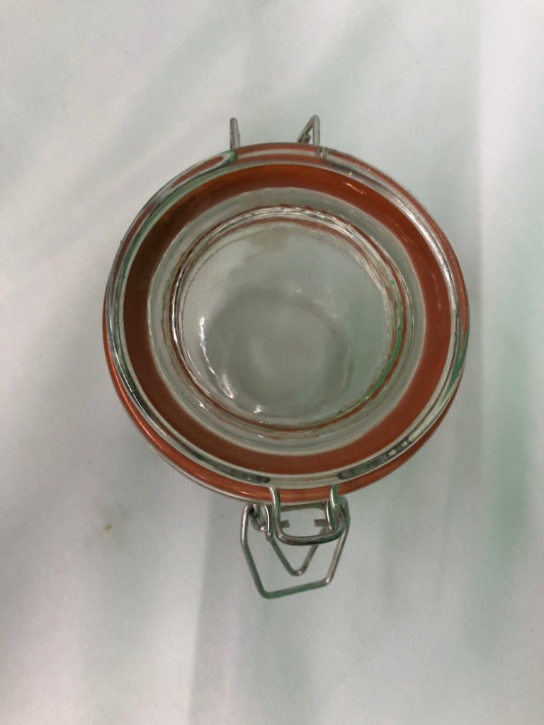 GLASS STORAGE EMPTY JAR 200ML.