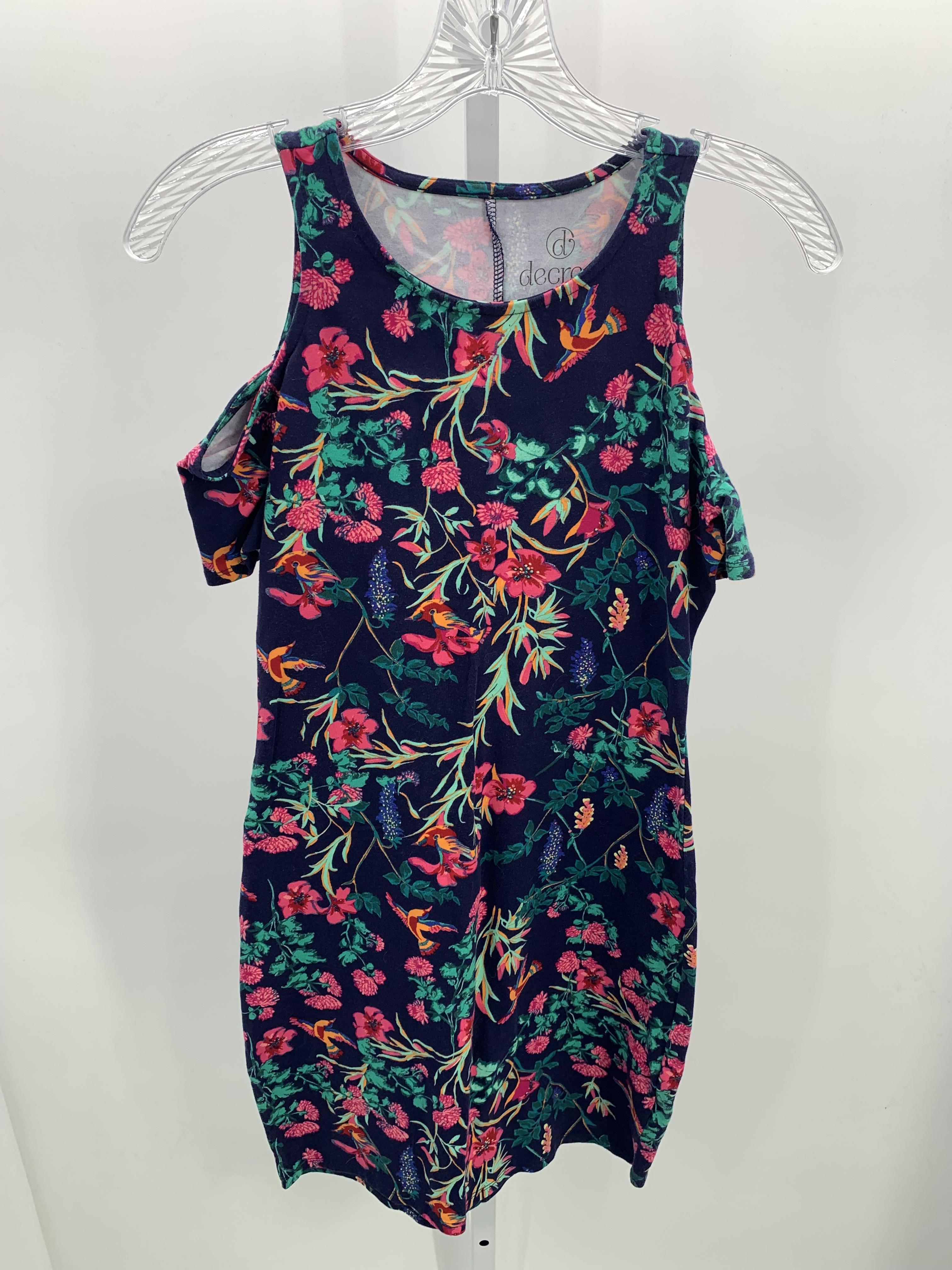 Decree Size Medium Misses Short Sleeve Dress