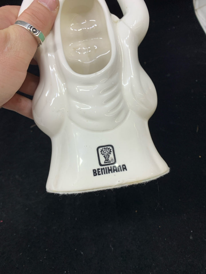 VTG BENIHANA LUCKY BUDDHA TIKI GLASS.