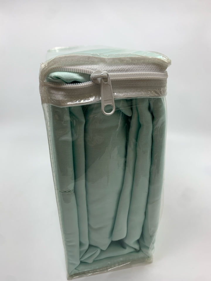 NIP SEAFOAM GREEN QUEEN SIZE SHEET SET