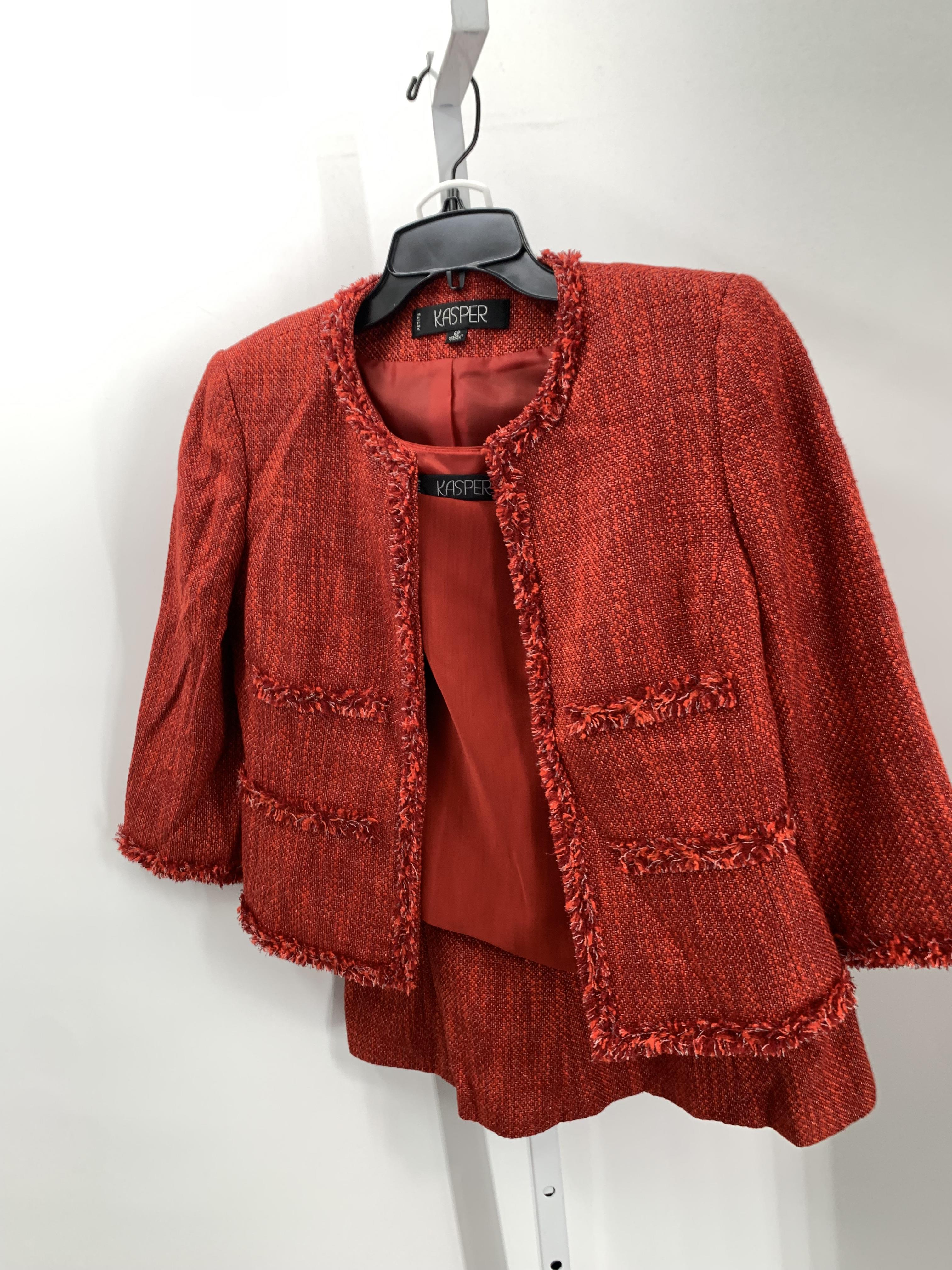 Kasper Size 6 Petite Petite 2 Piece