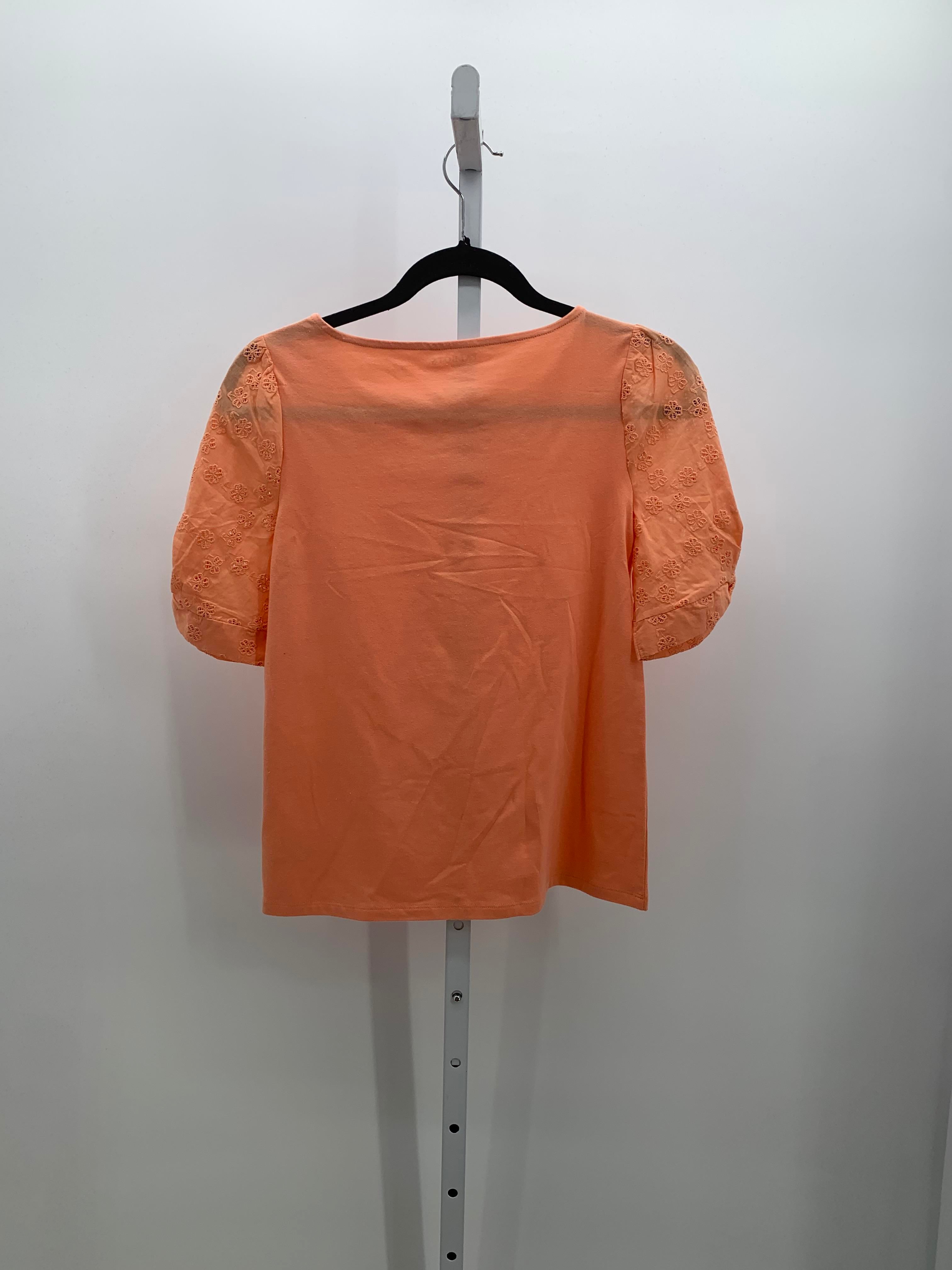 Talbots Size X Small Petite Petite Short Sleeve Shirt
