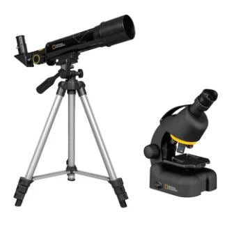 National Geographic 50MM Telescope and 640X Microscope Set