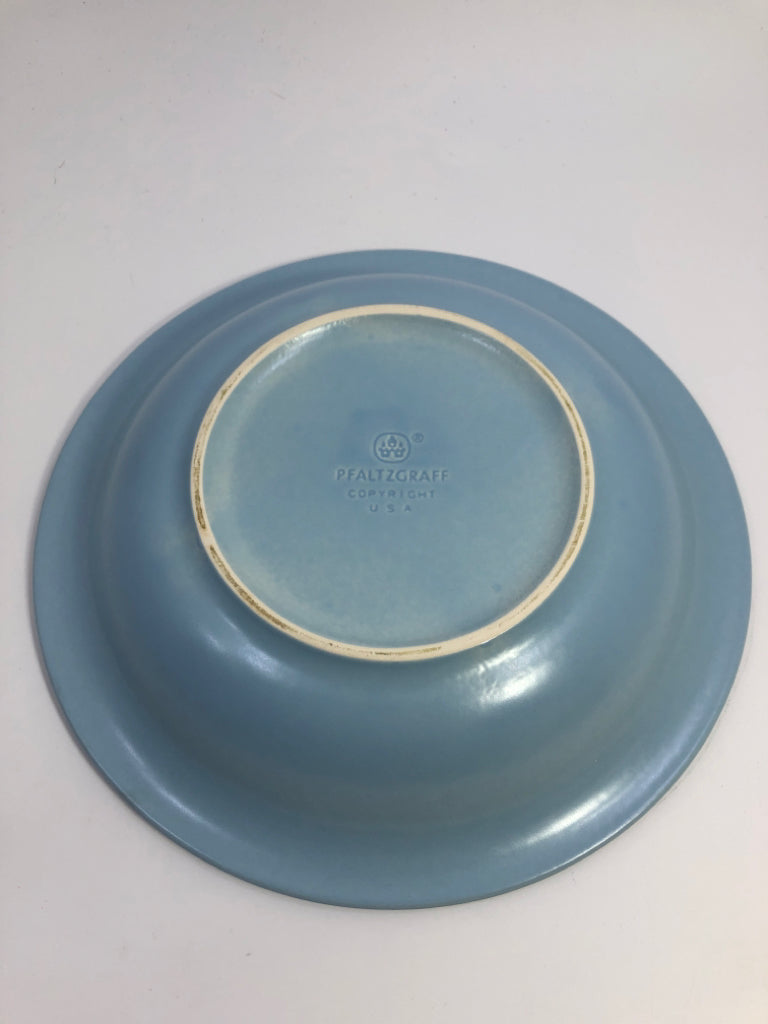 LT BLUE PFALTZGRAFF SERVING BOWL.