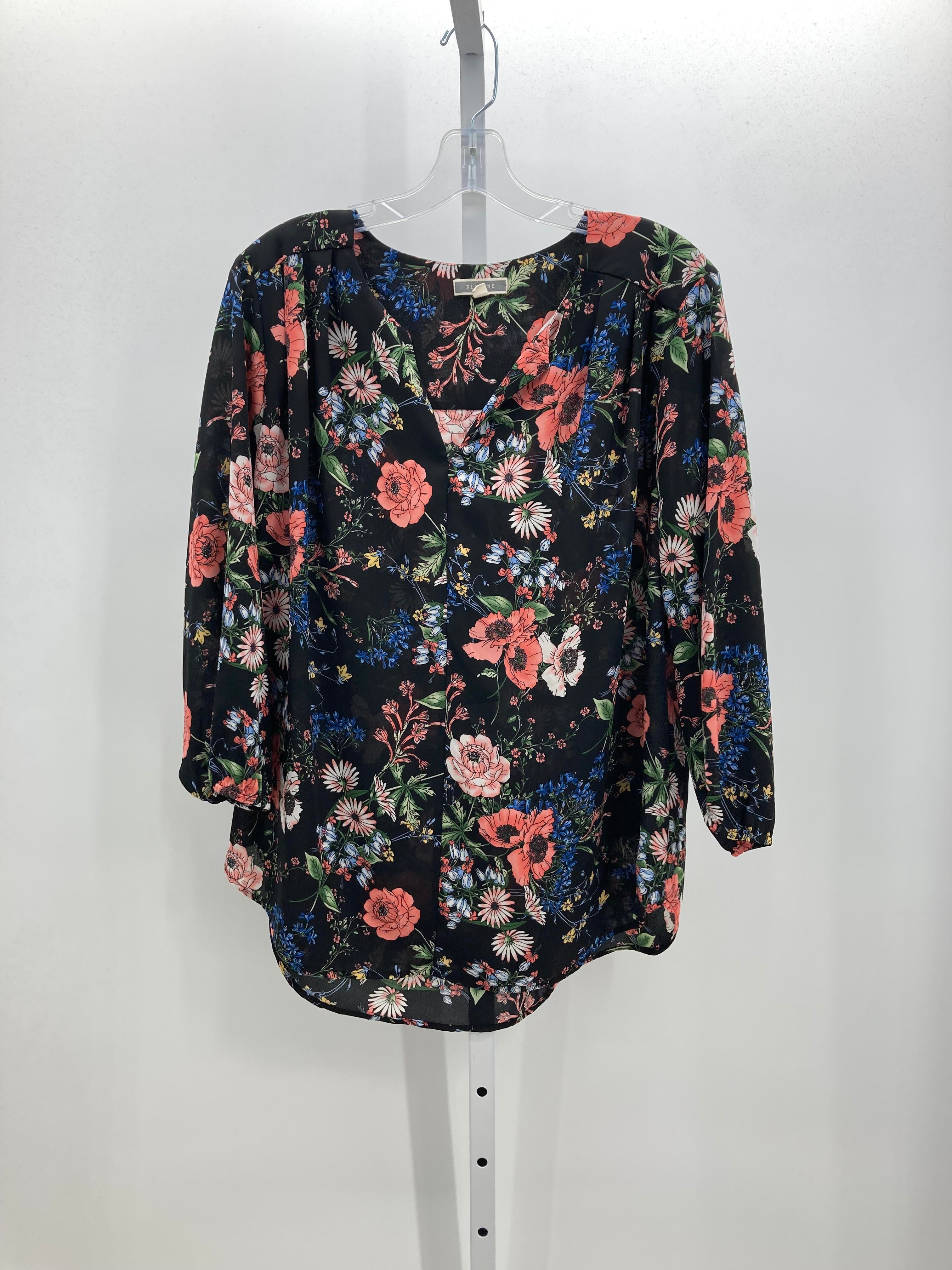 Pleione Size Extra Large Misses 3/4 Sleeve Shirt