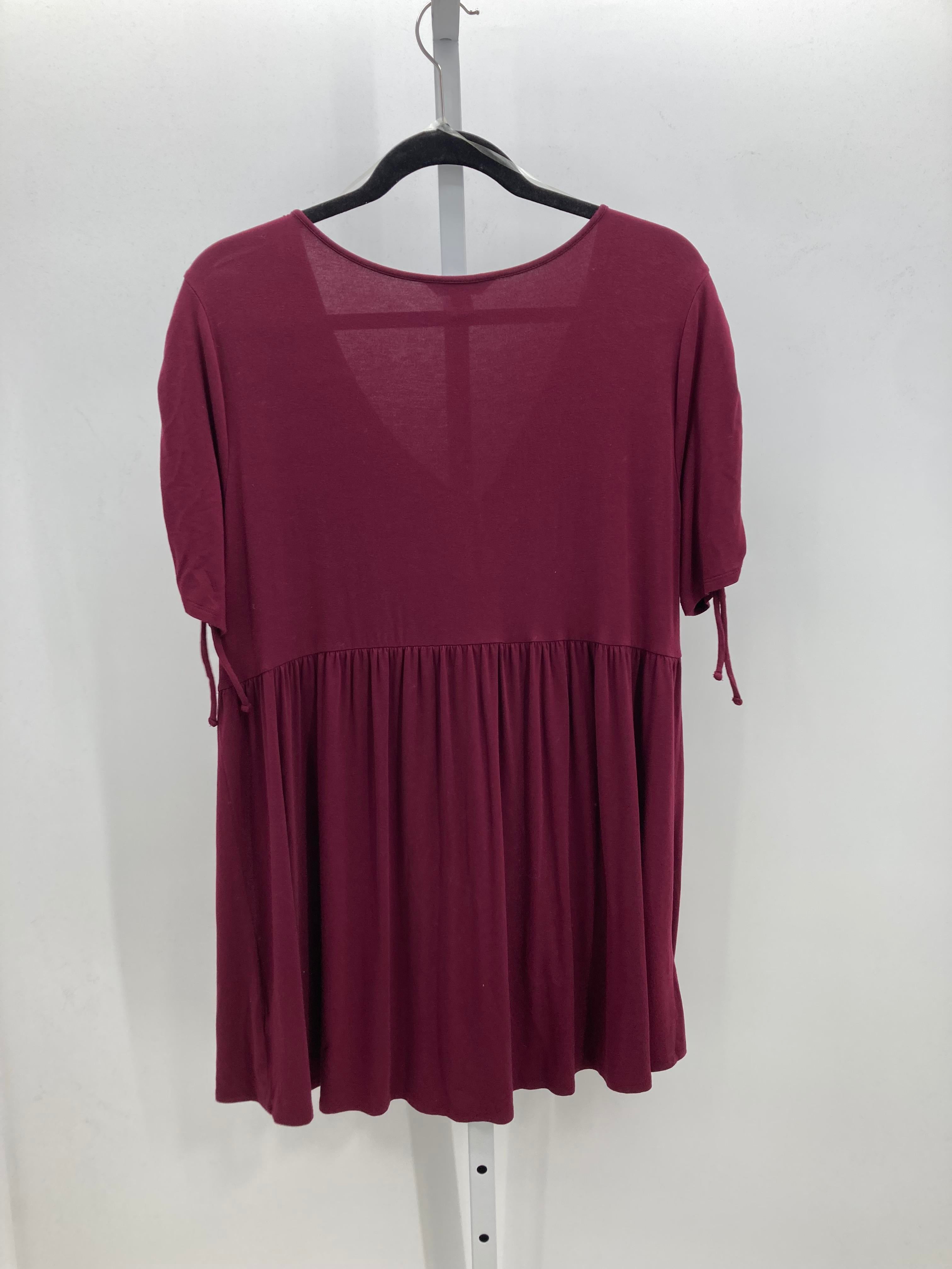Boutique Size 1X Womens Short Sleeve Dress