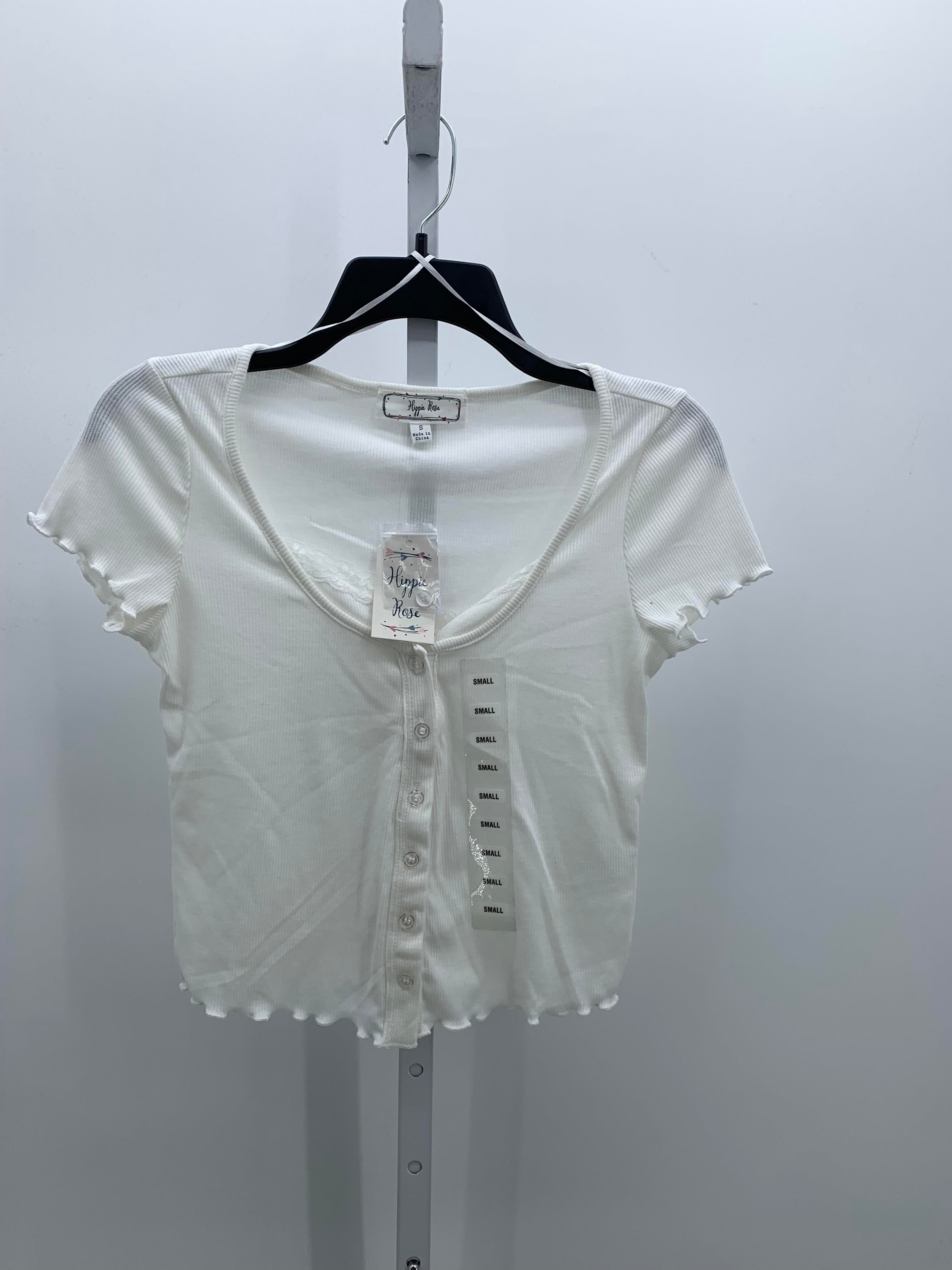 Hippie Rose Size Small Juniors Short Sleeve Shirt