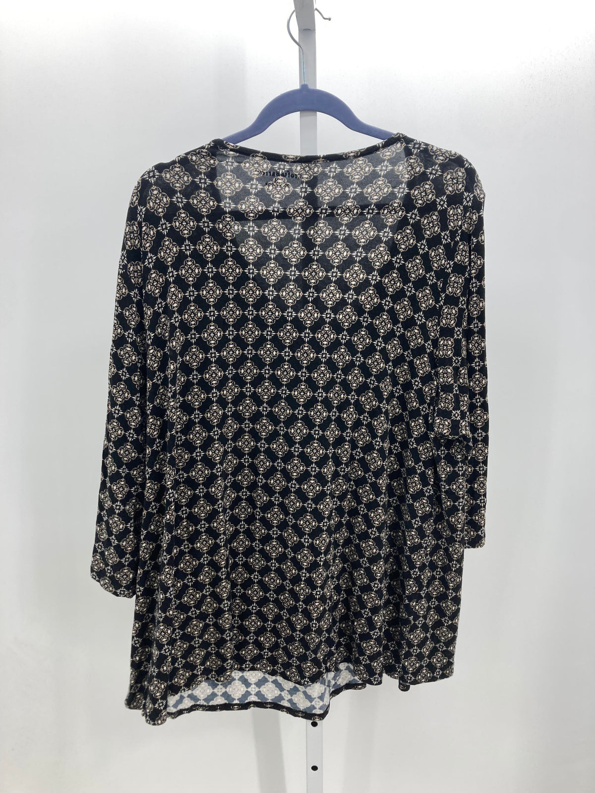 Croft & Barrow Size 3X Womens 3/4 Sleeve Shirt