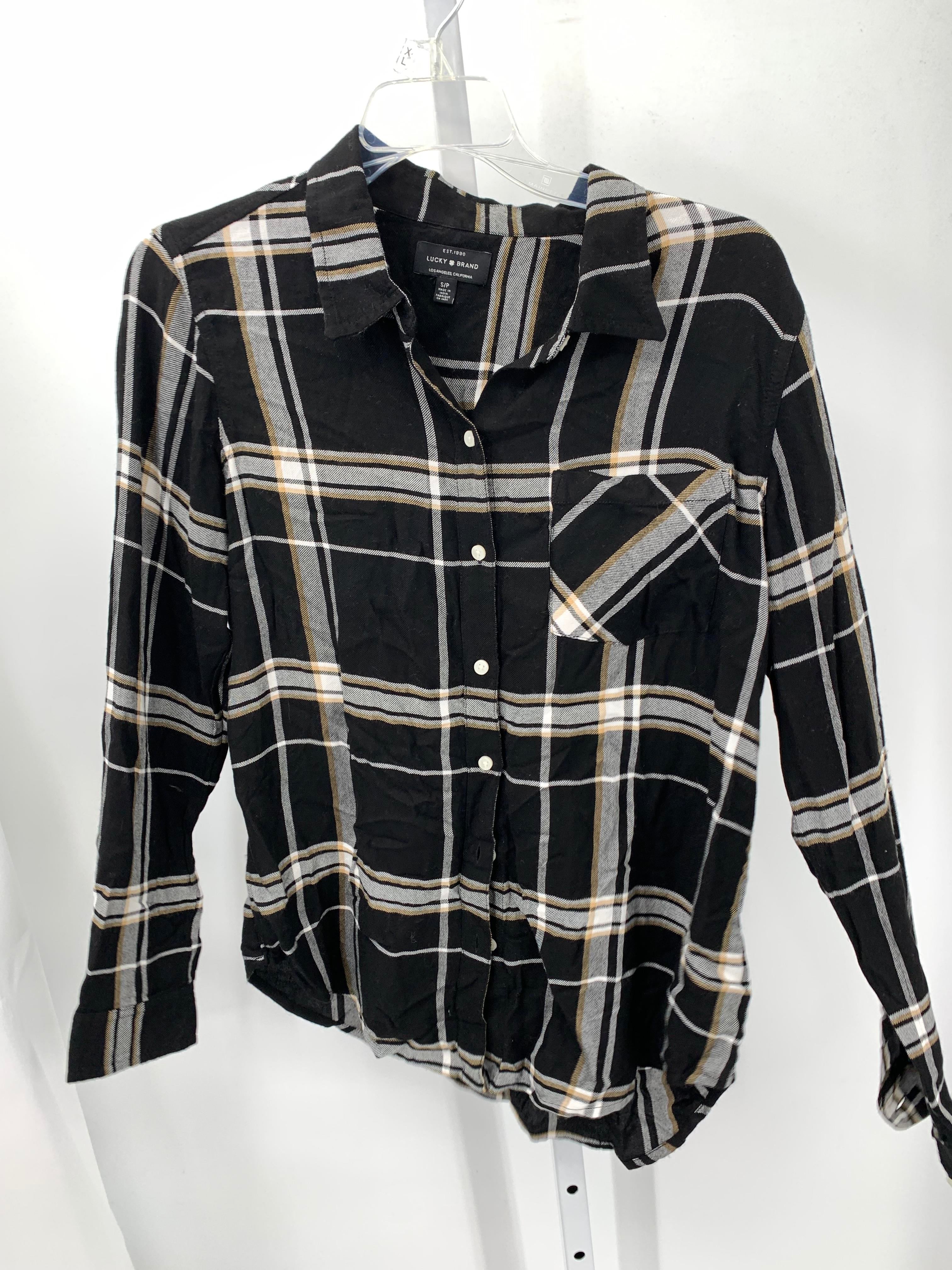 Lucky Brand Size Small Misses Long Sleeve Shirt
