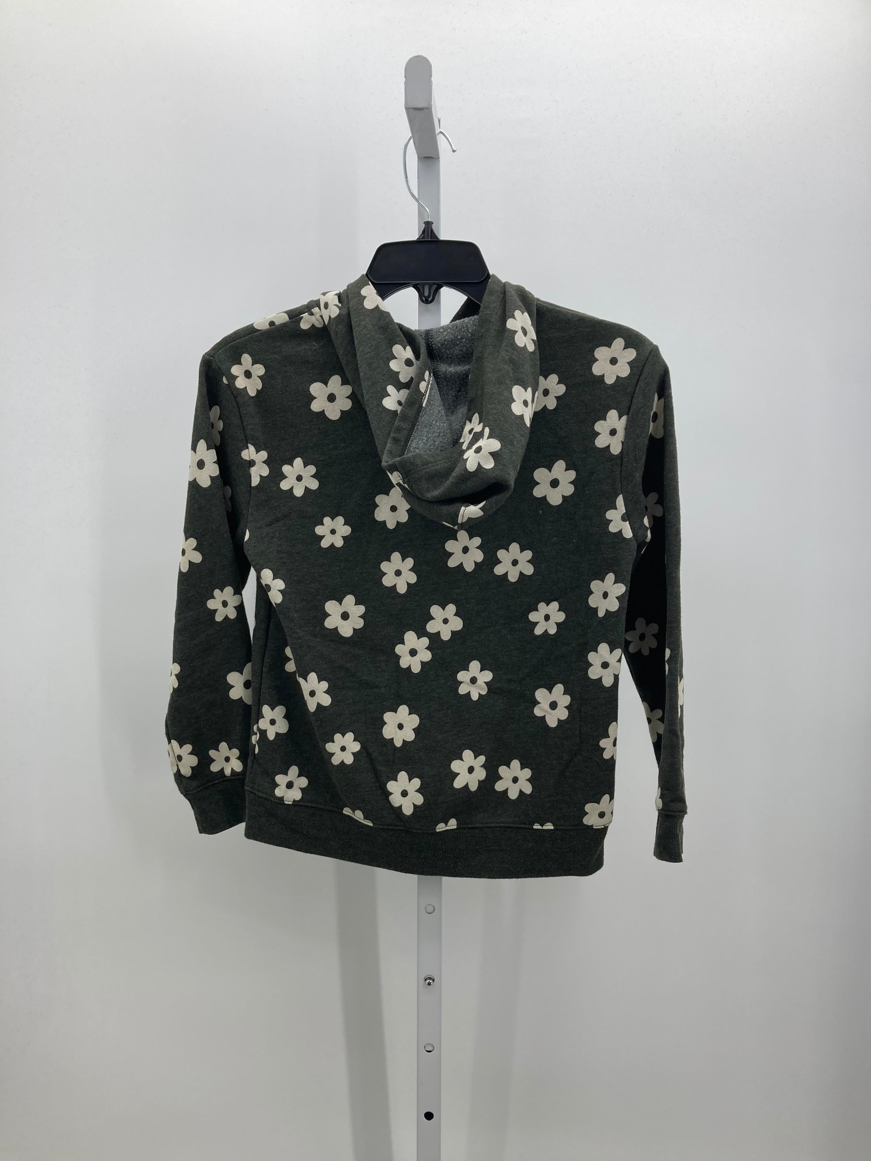 FLOWERS HOODED KNIT