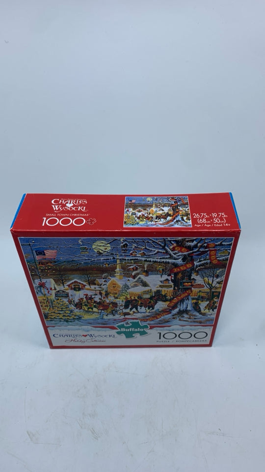 NIB CHARLES WYSOCKI WINTER SCENE PUZZLE.