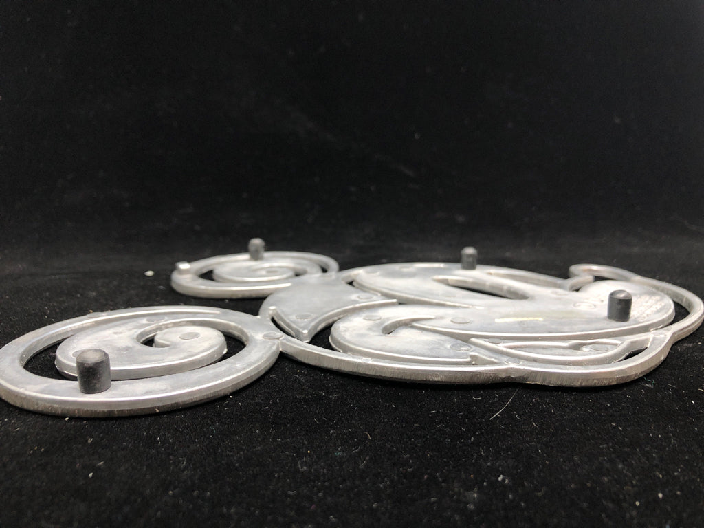 DISNEY MICKEY MOUSE ALUMINUM METAL TRIVET.
