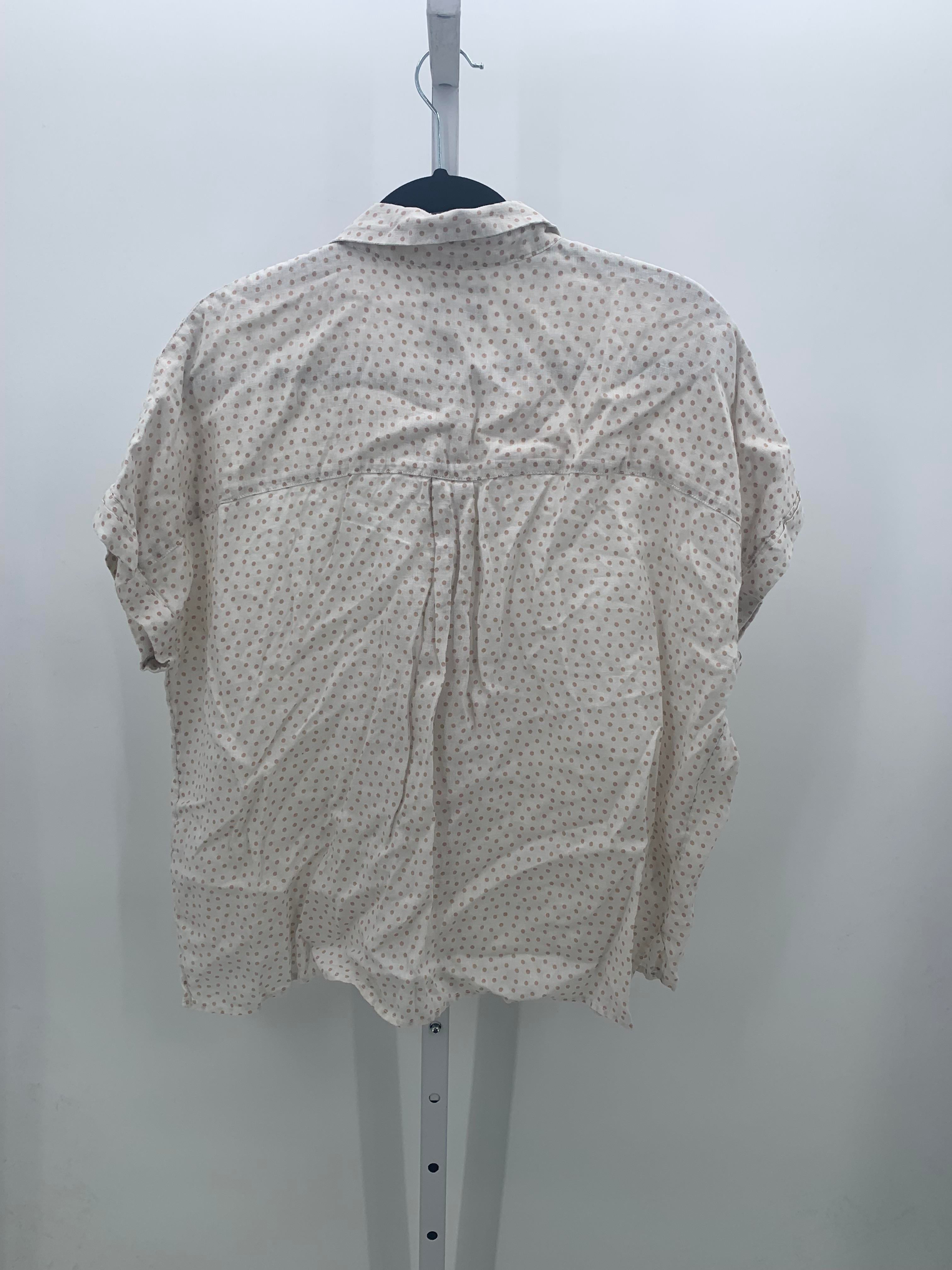 Rachel Zoe Size Large Misses Short Sleeve Shirt