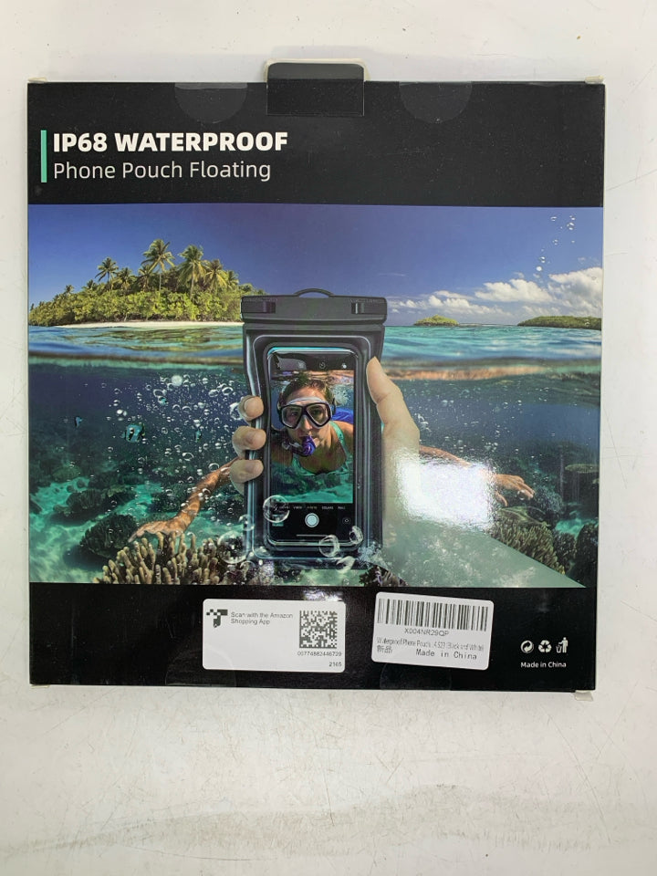 NIB WATERPROOF PHONE POUCH FLOATING.
