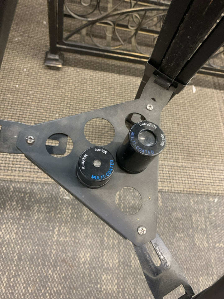 NAVY BLUE MEADE 227 TELESCOPE.