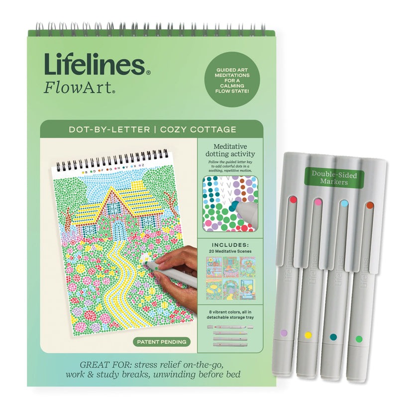 FlowArt® - Dot-By-Letter, Cozy Cottage - New