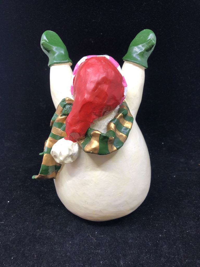 SNOWMAN W ARMS UP.