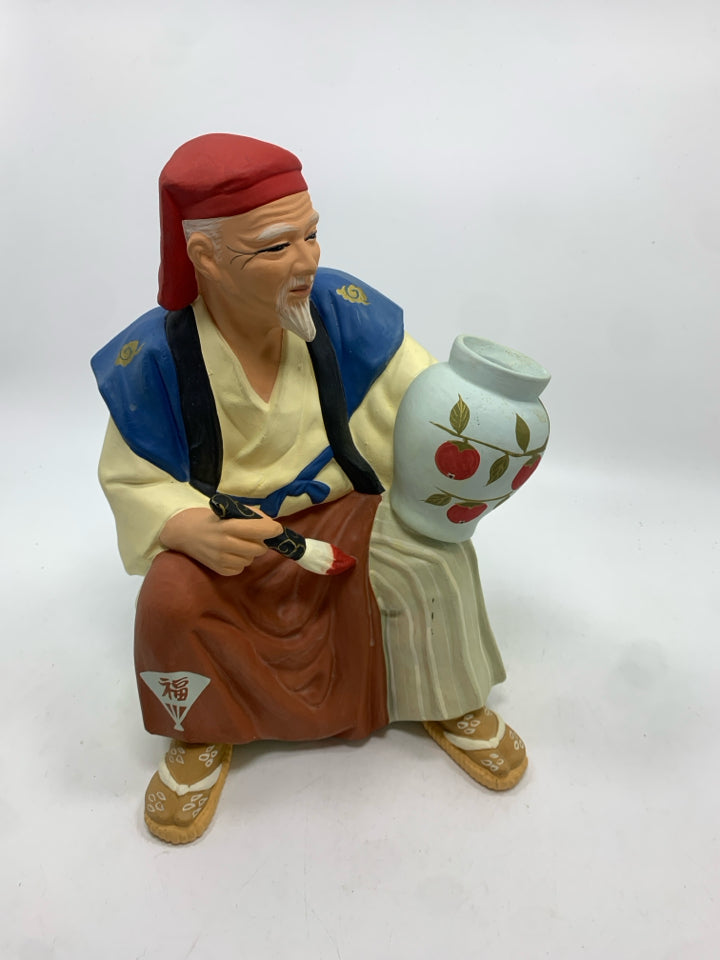 HAKATA STYLE ARTIST FIGURINE.