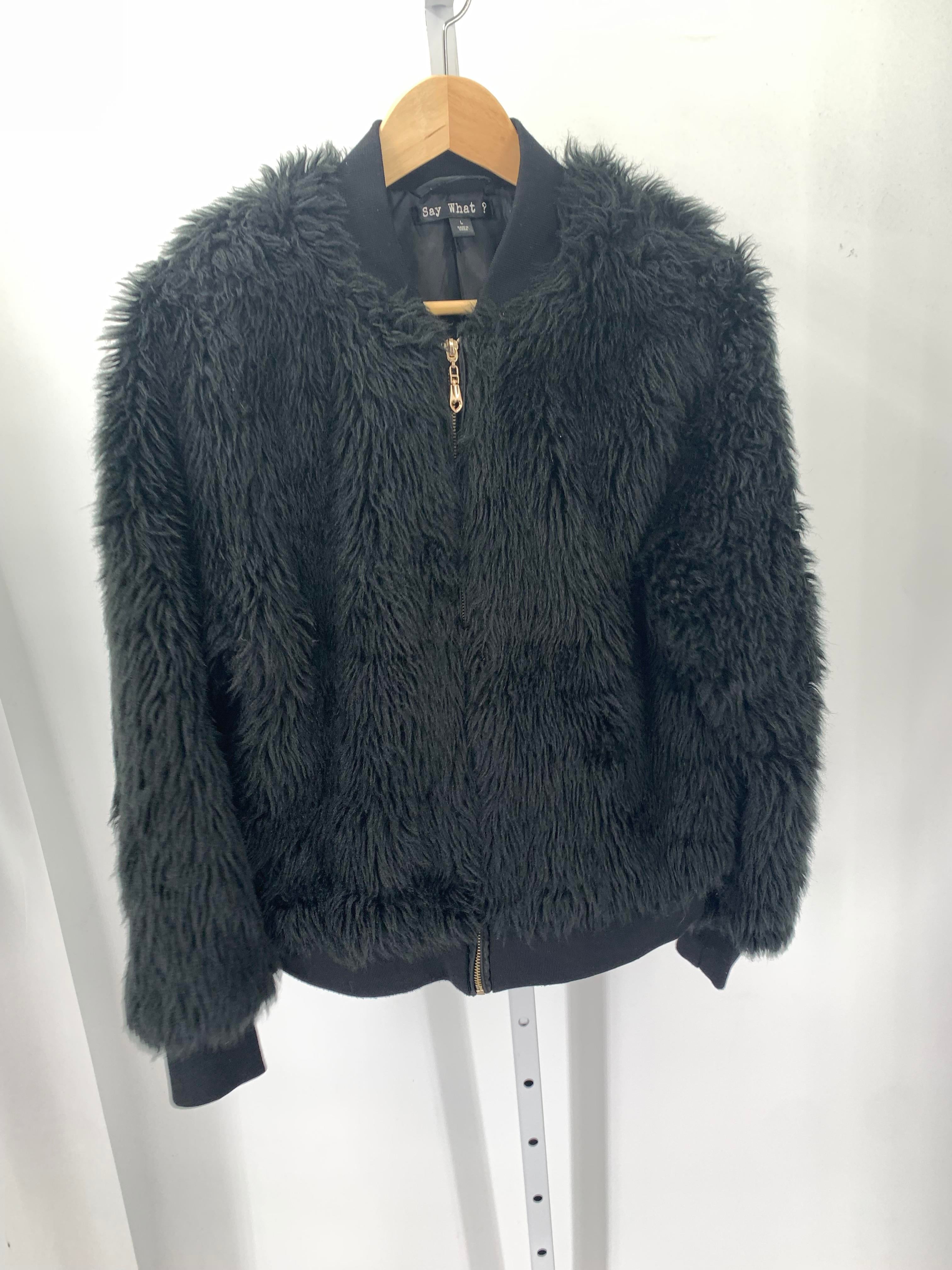 Say What? Size Large Juniors Jacket