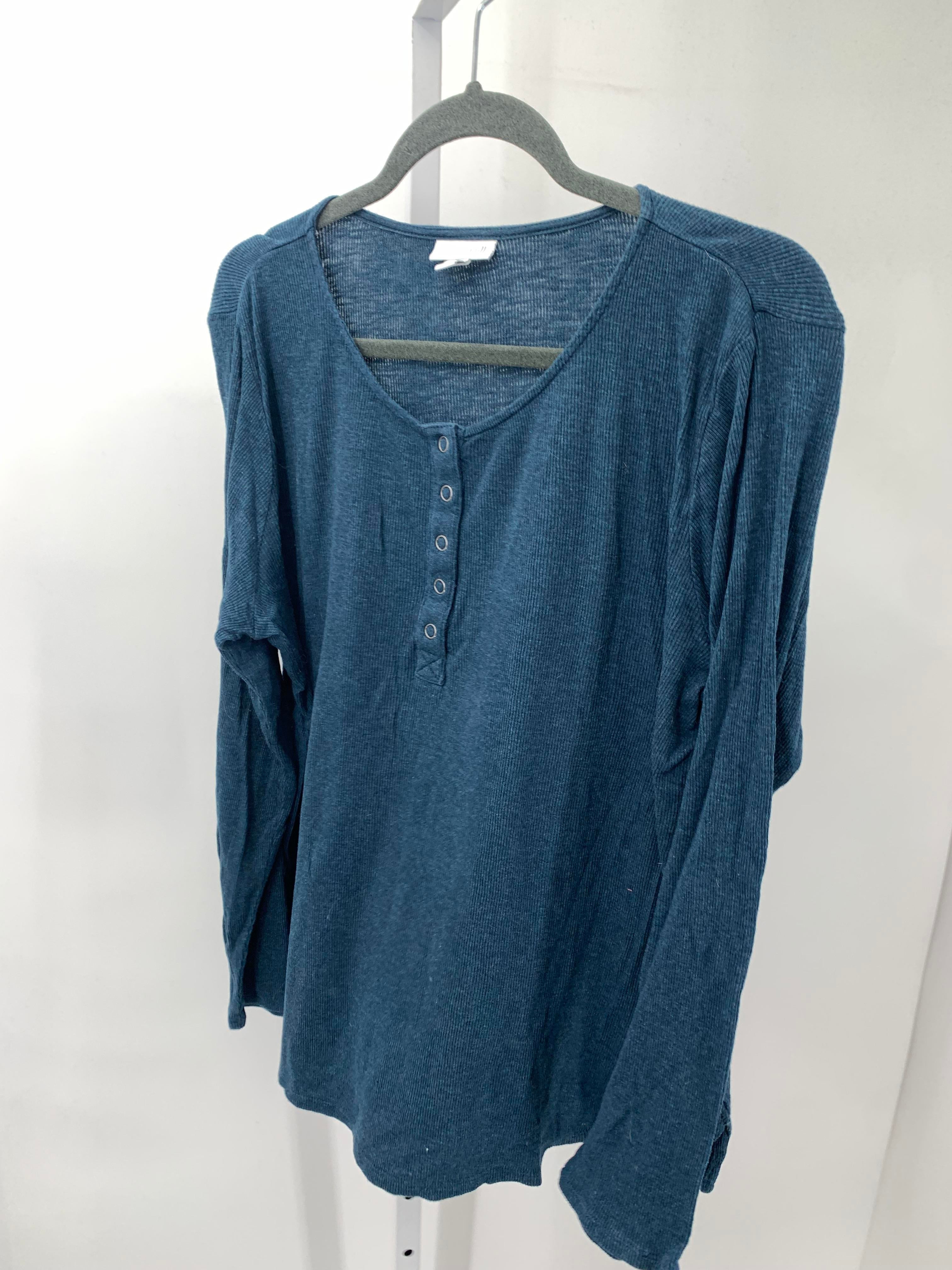 J-Jill Size Large Misses Long Sleeve Shirt