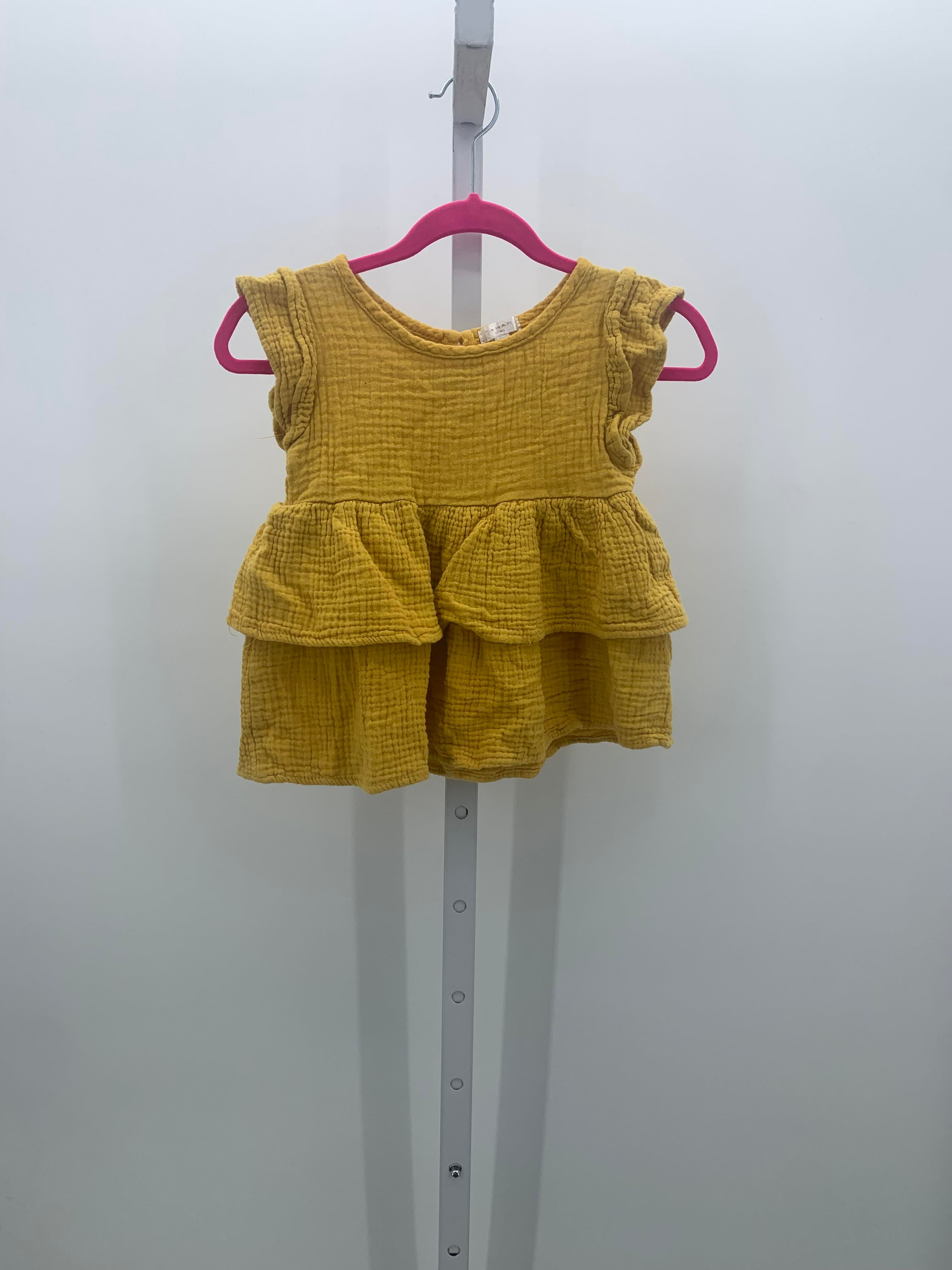 Tahari Size 4 Girls Short Sleeve Shirt
