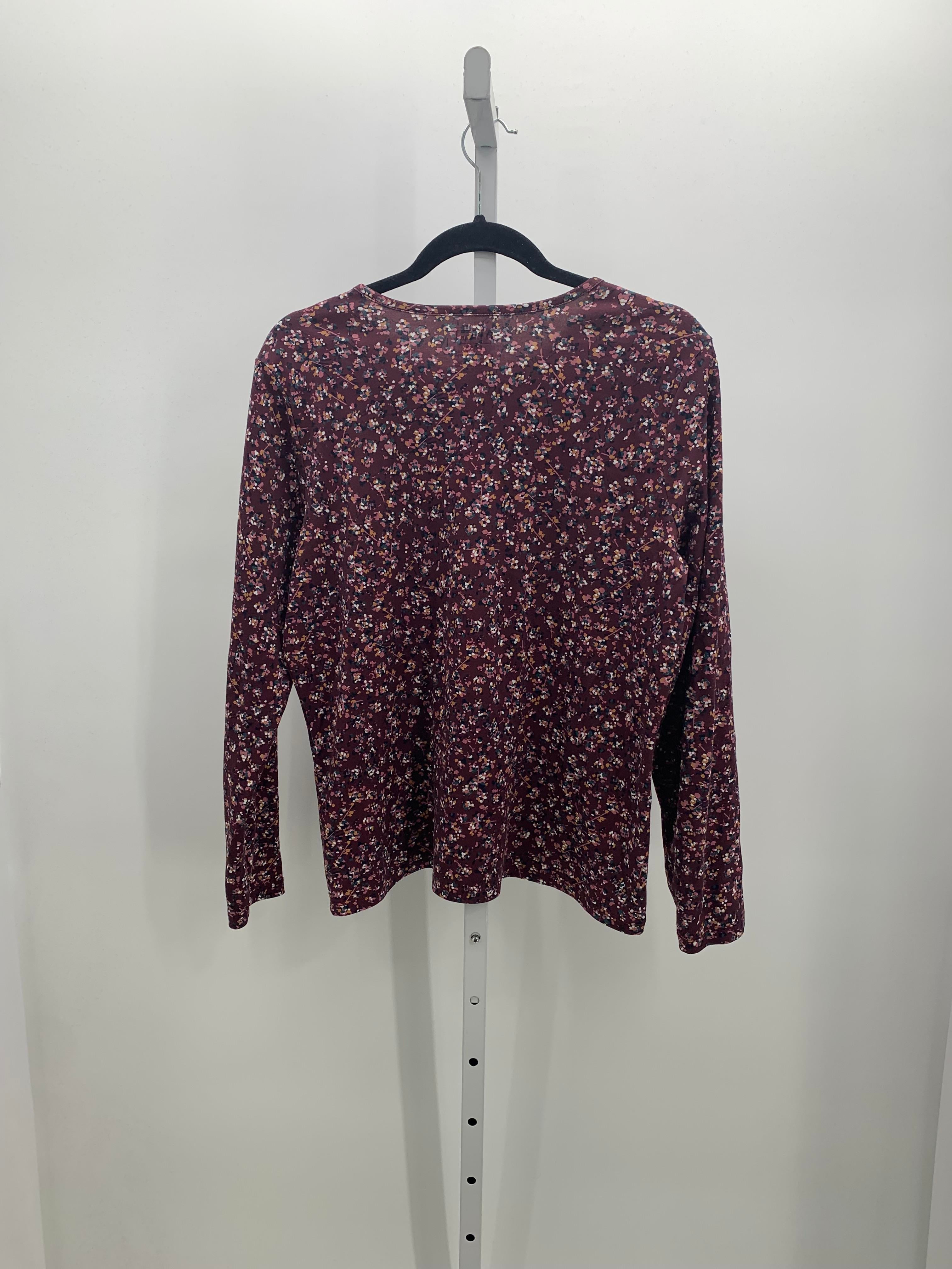 LL Bean Size Large Misses Long Sleeve Shirt