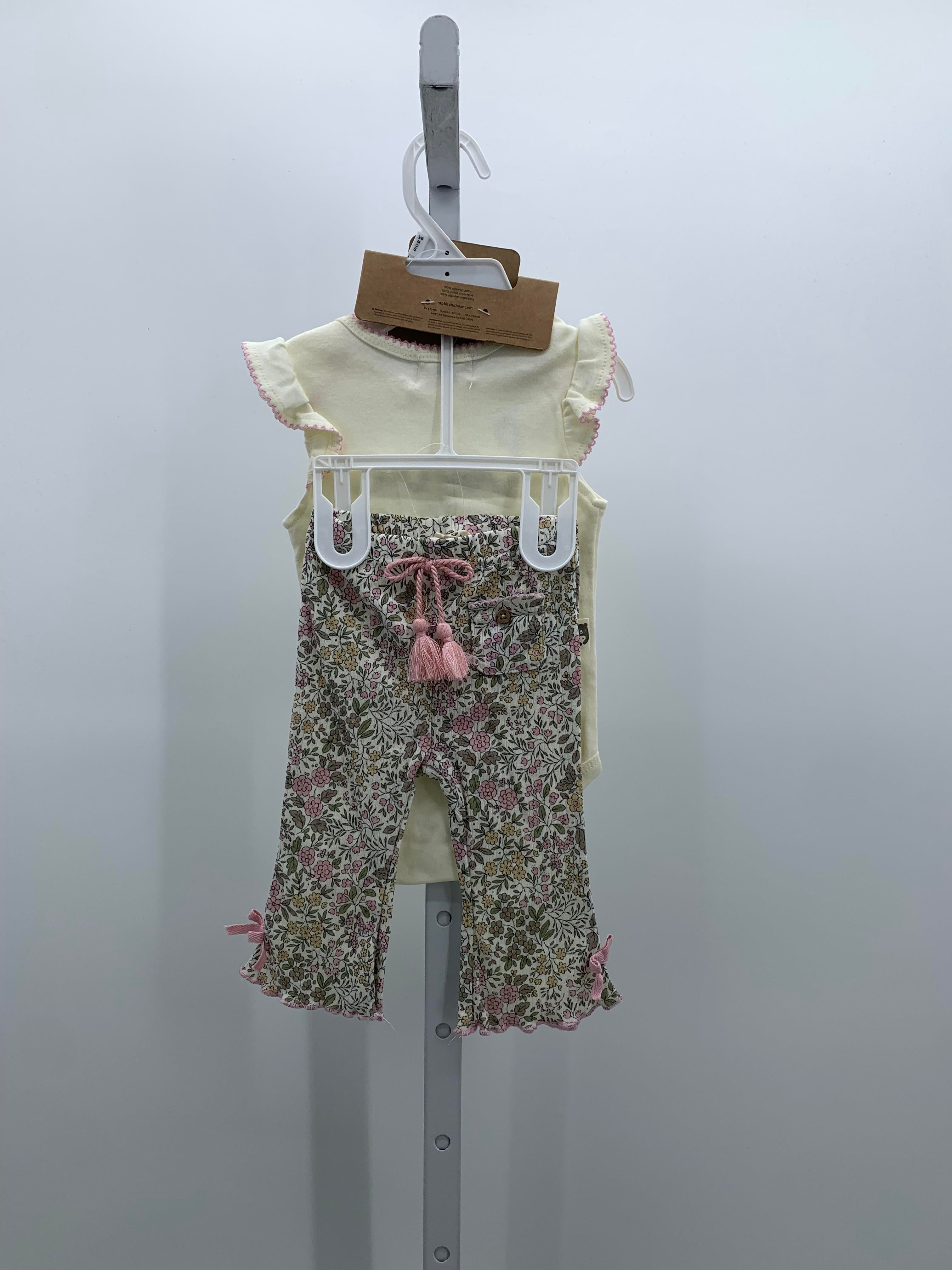 Rabbit + Bear Size 3-6 Months Girls 2 Pieces