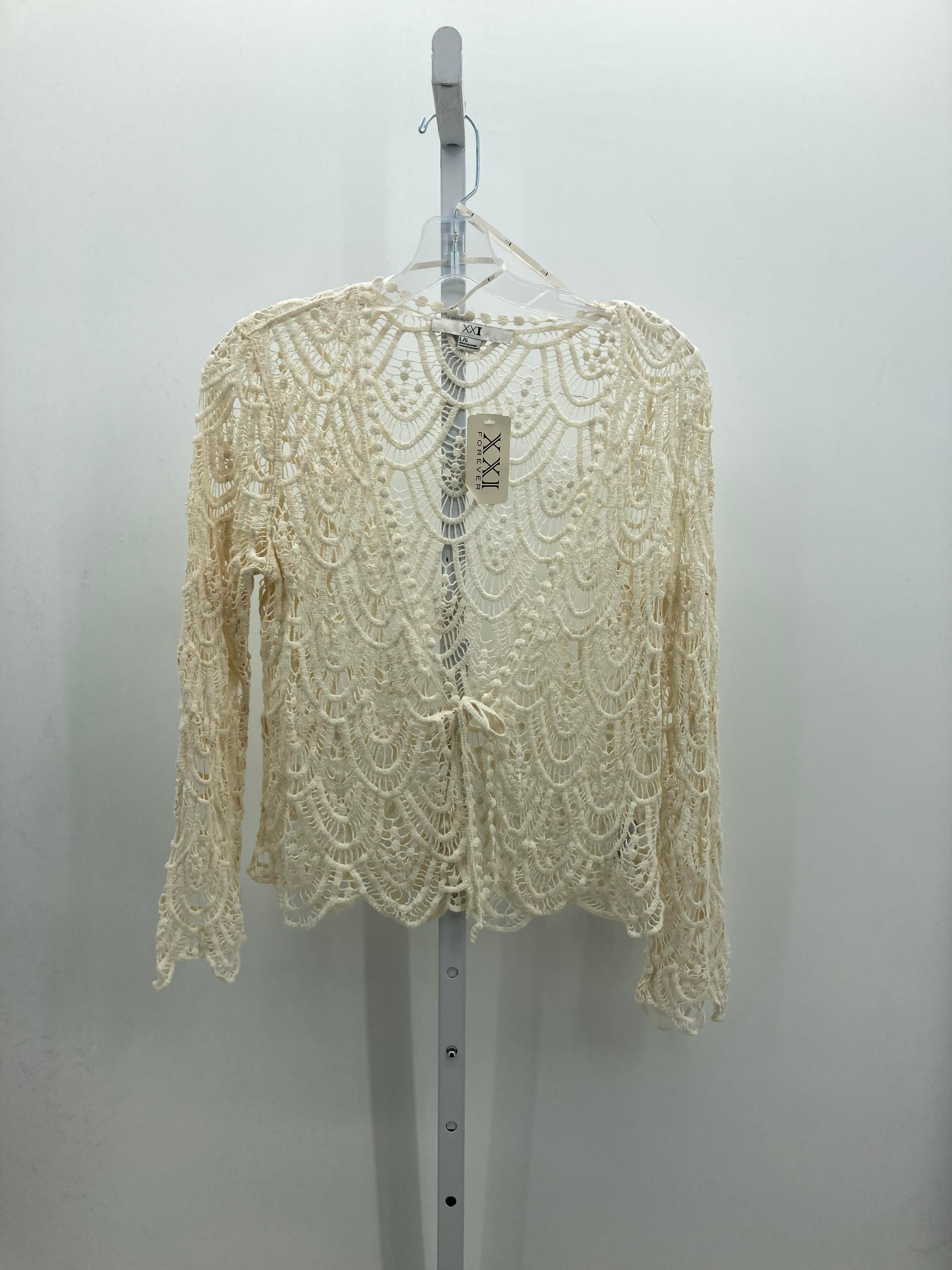 XXI Size Large Juniors Long Sleeve Shirt