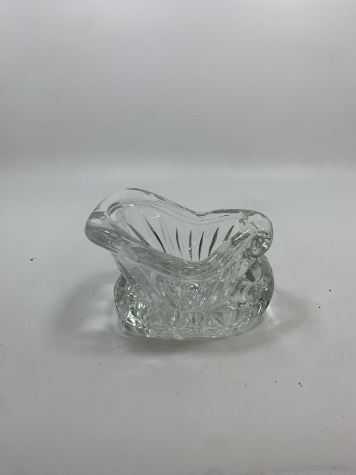 SLEIGH GLASS BOWL.