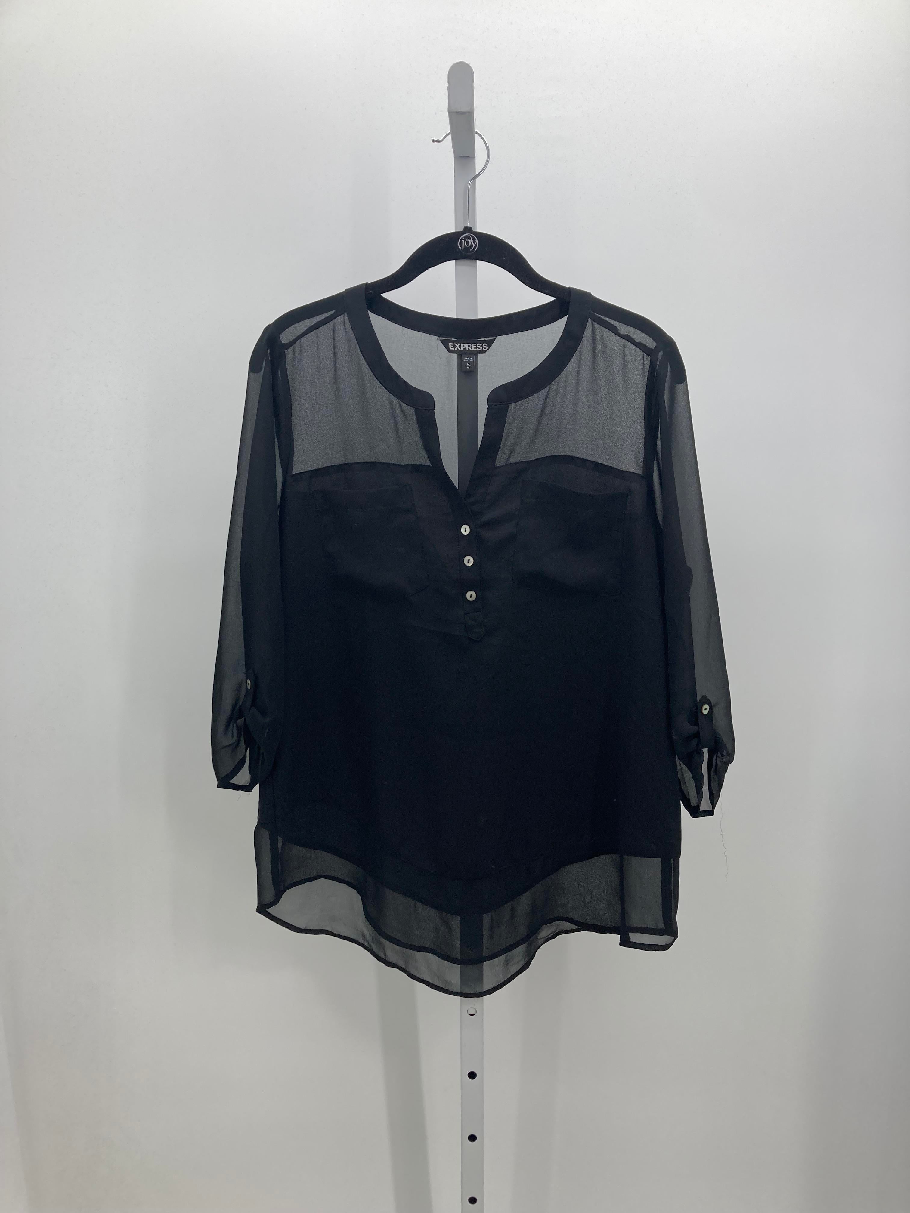 Express Size Medium Misses 3/4 Sleeve Shirt