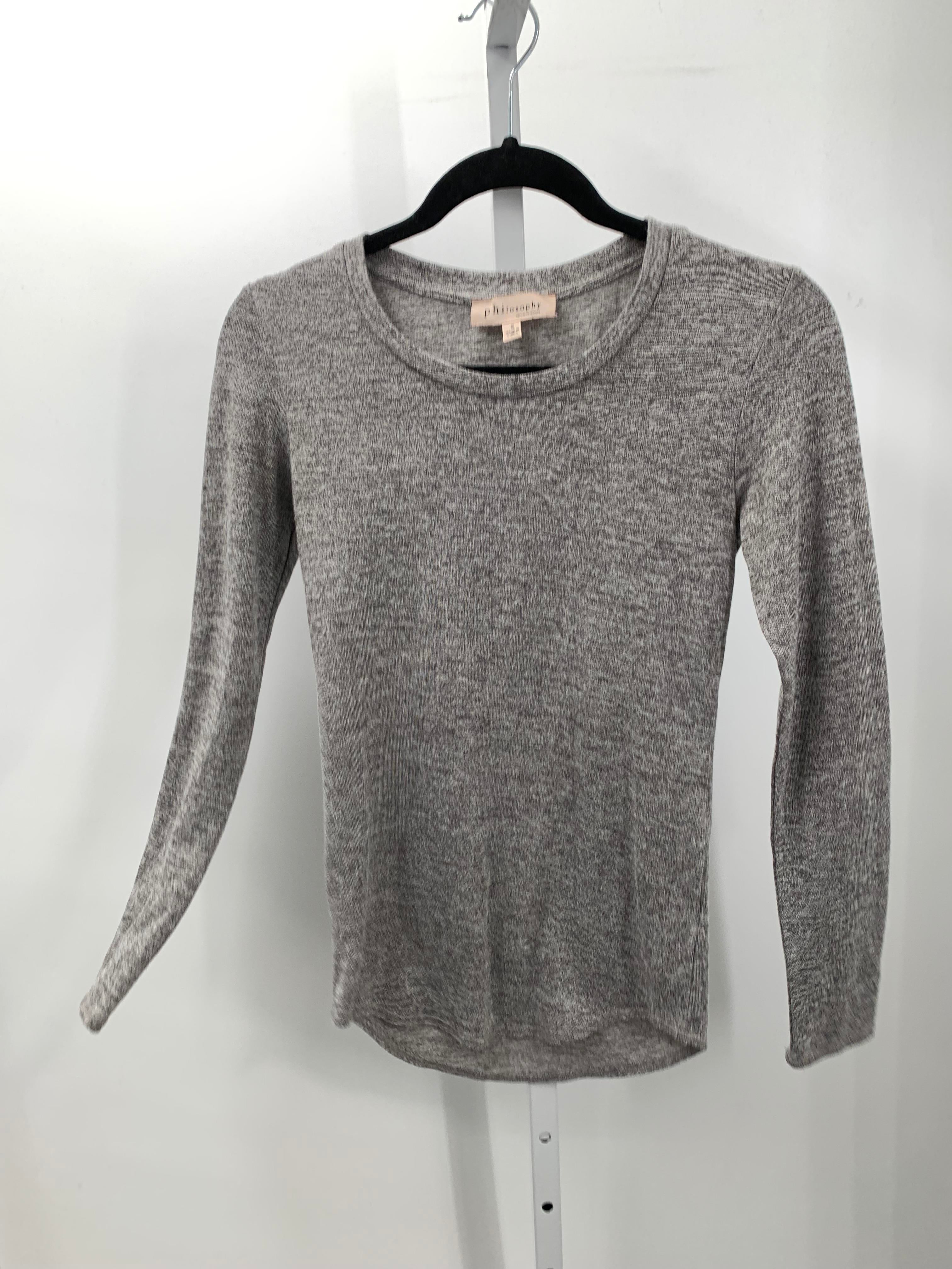 philosophy Size Small Misses Long Sleeve Shirt