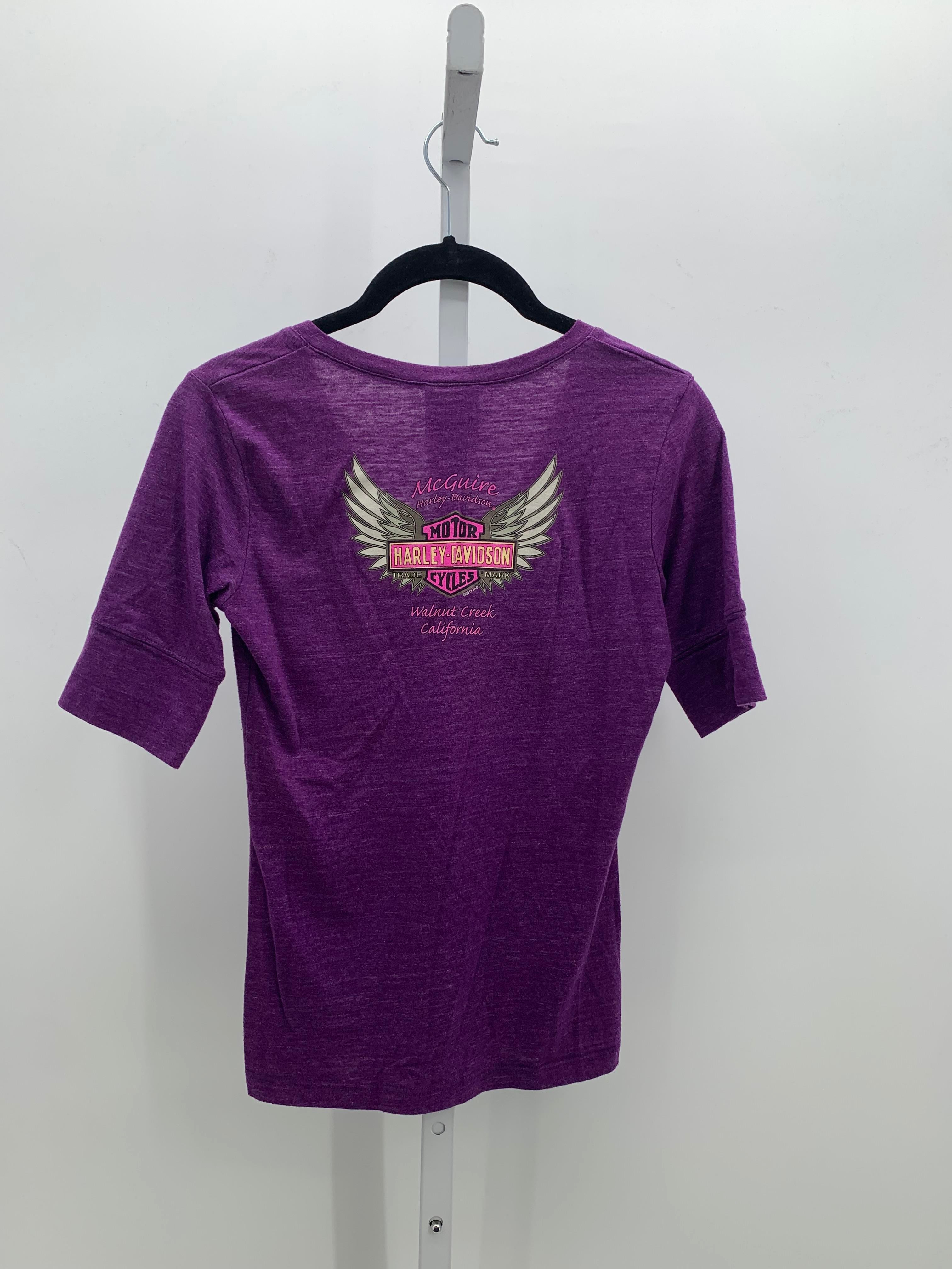 Harley-Davidson Size X Small Misses Short Sleeve Shirt