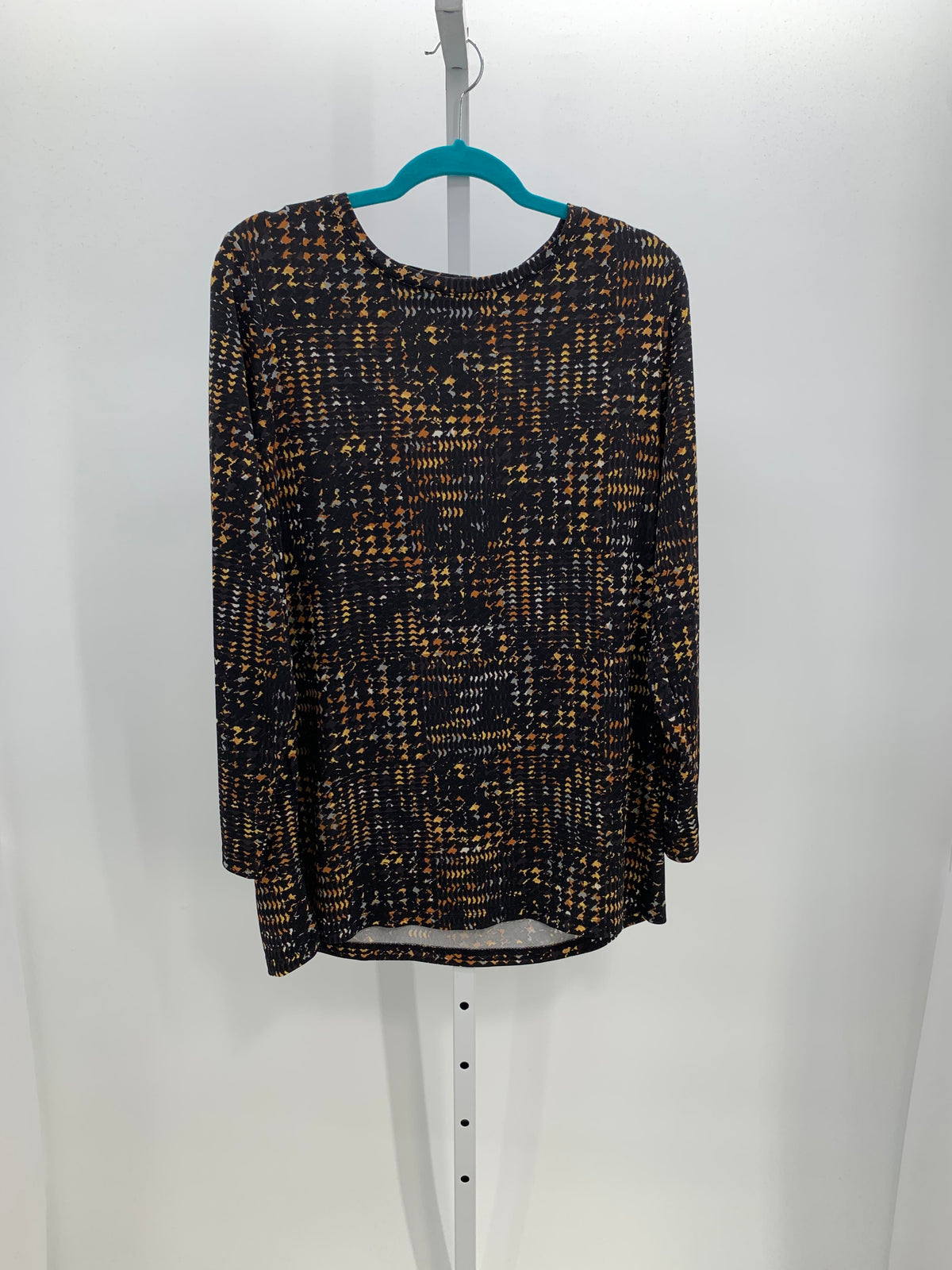 Susan Graver Size Large Misses Long Sleeve Shirt